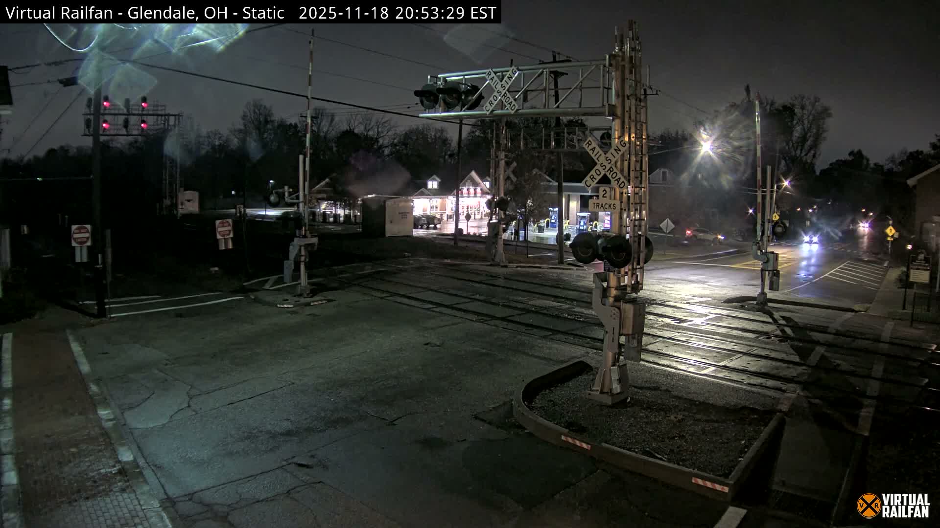 Glendale Railroad Crossing & Junction Live Cam - Glendale, Hamilton, Ohio, USA