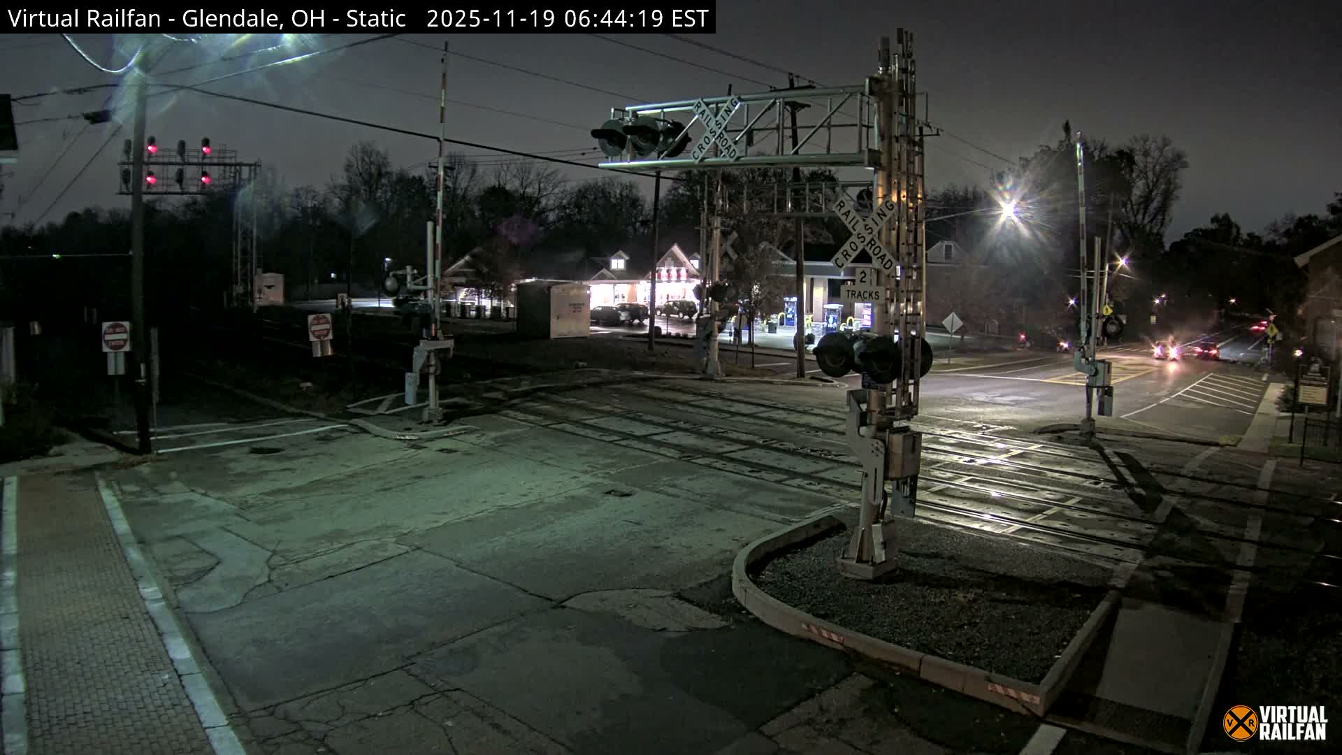 Glendale Railroad Crossing & Junction Live Cam - Glendale, Hamilton, Ohio, USA