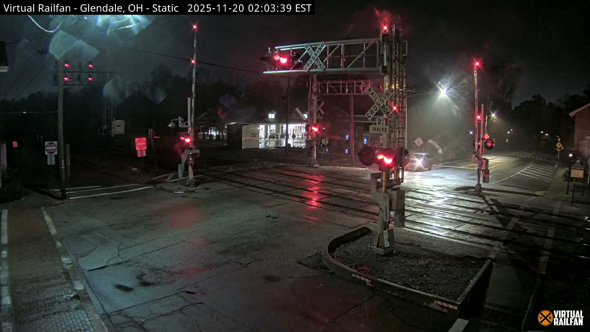 Glendale Railroad Crossing & Junction Live Cam - Glendale, Hamilton, Ohio, USA