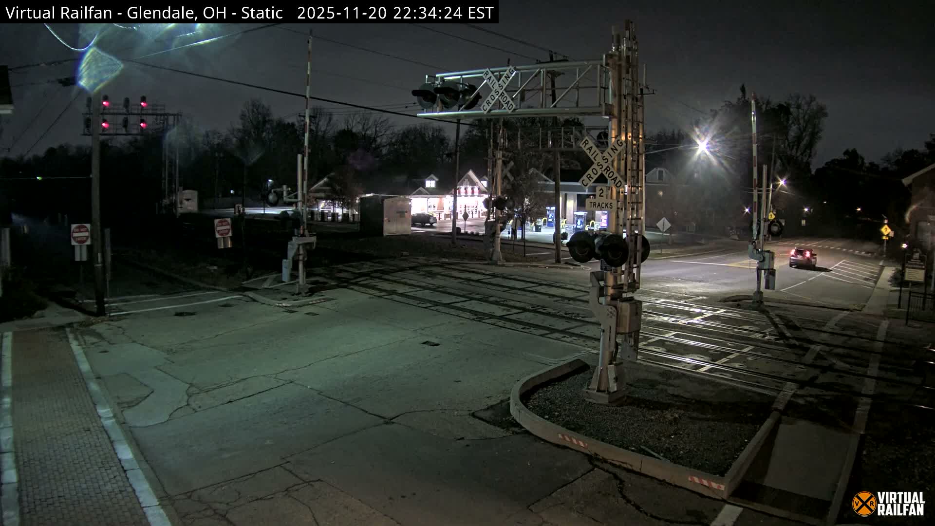 Glendale Railroad Crossing & Junction Live Cam - Glendale, Hamilton, Ohio, USA