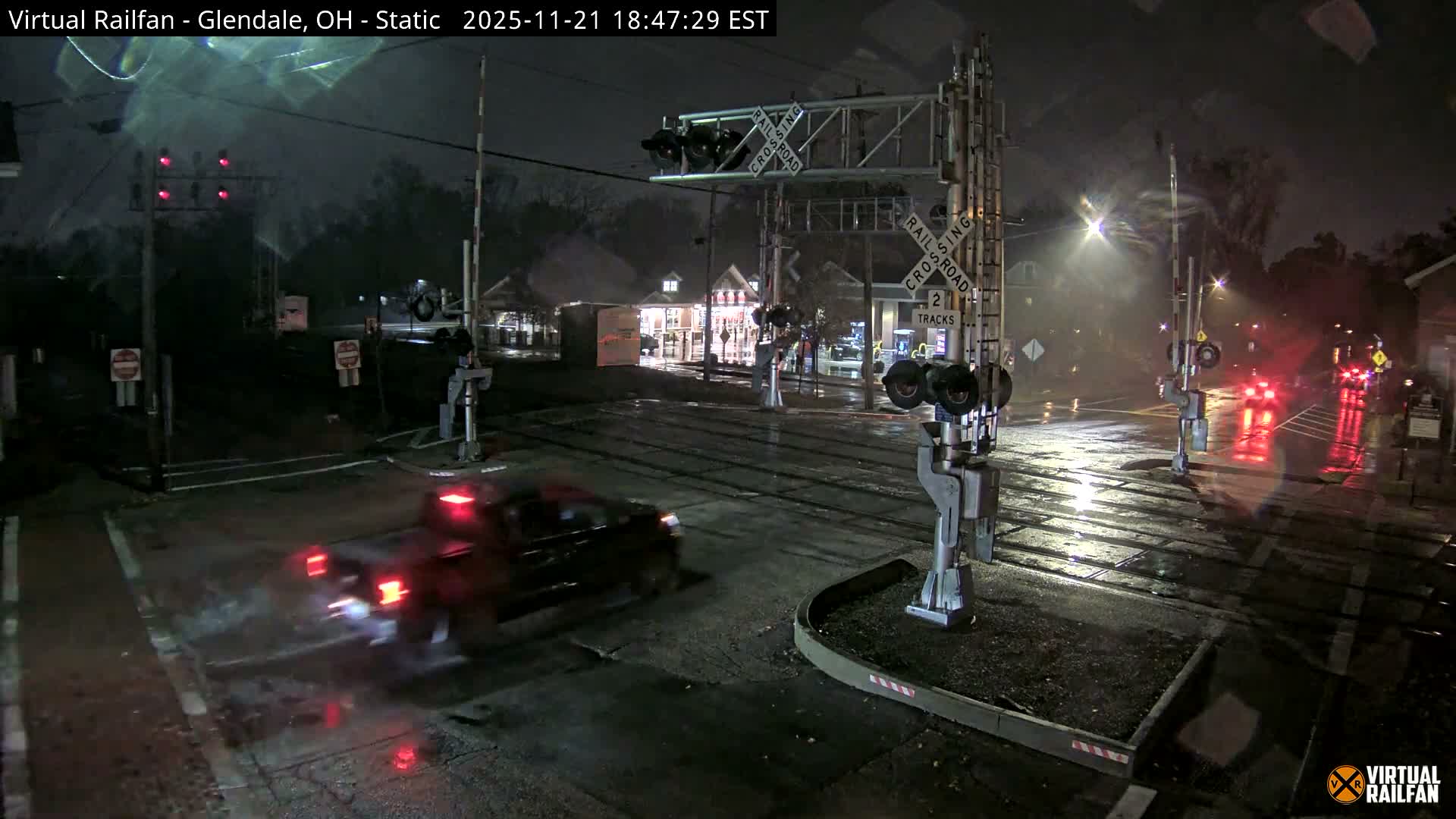 Glendale Railroad Crossing & Junction Live Cam - Glendale, Hamilton, Ohio, USA