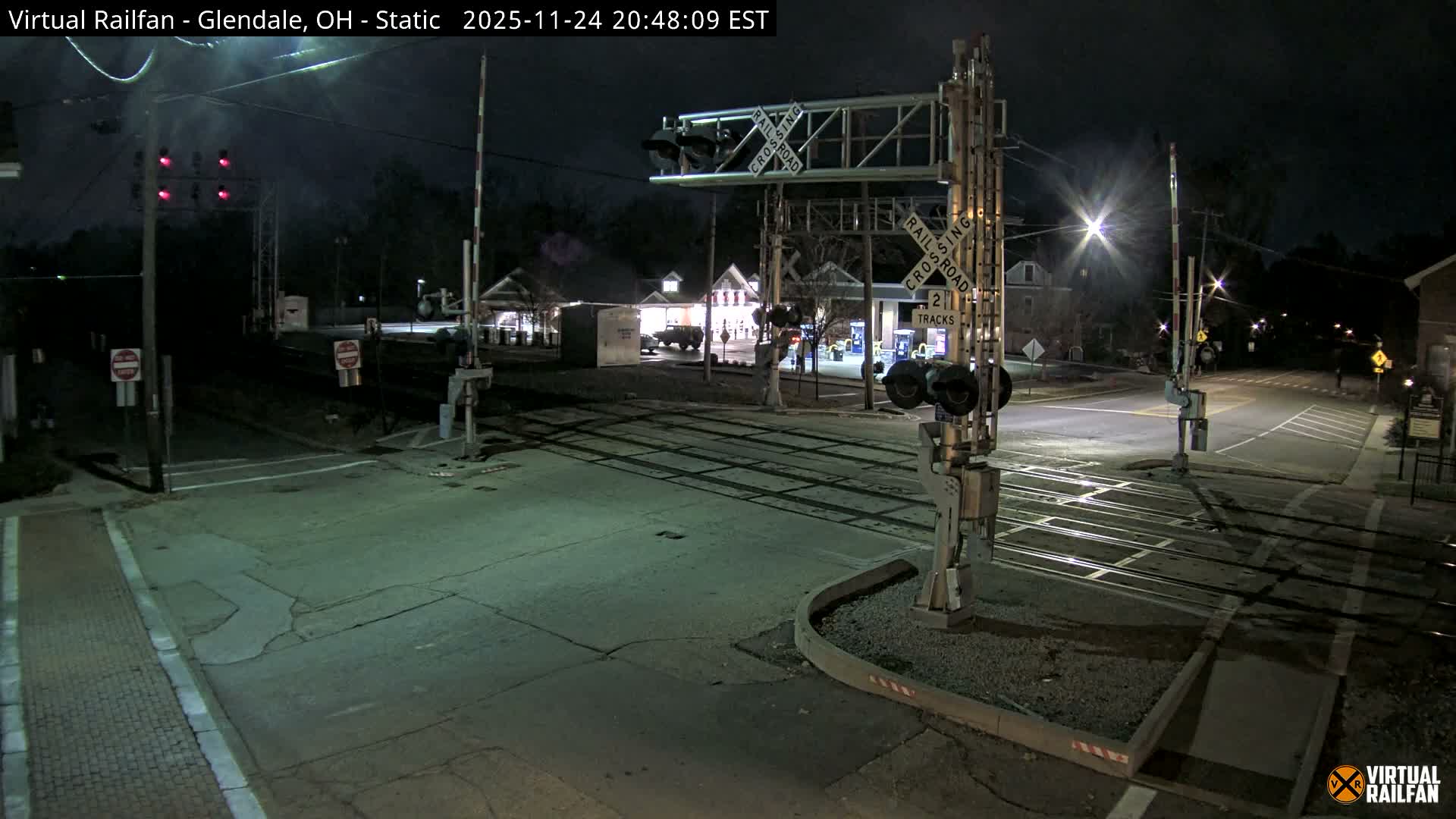 Glendale Railroad Crossing & Junction Live Cam - Glendale, Hamilton, Ohio, USA