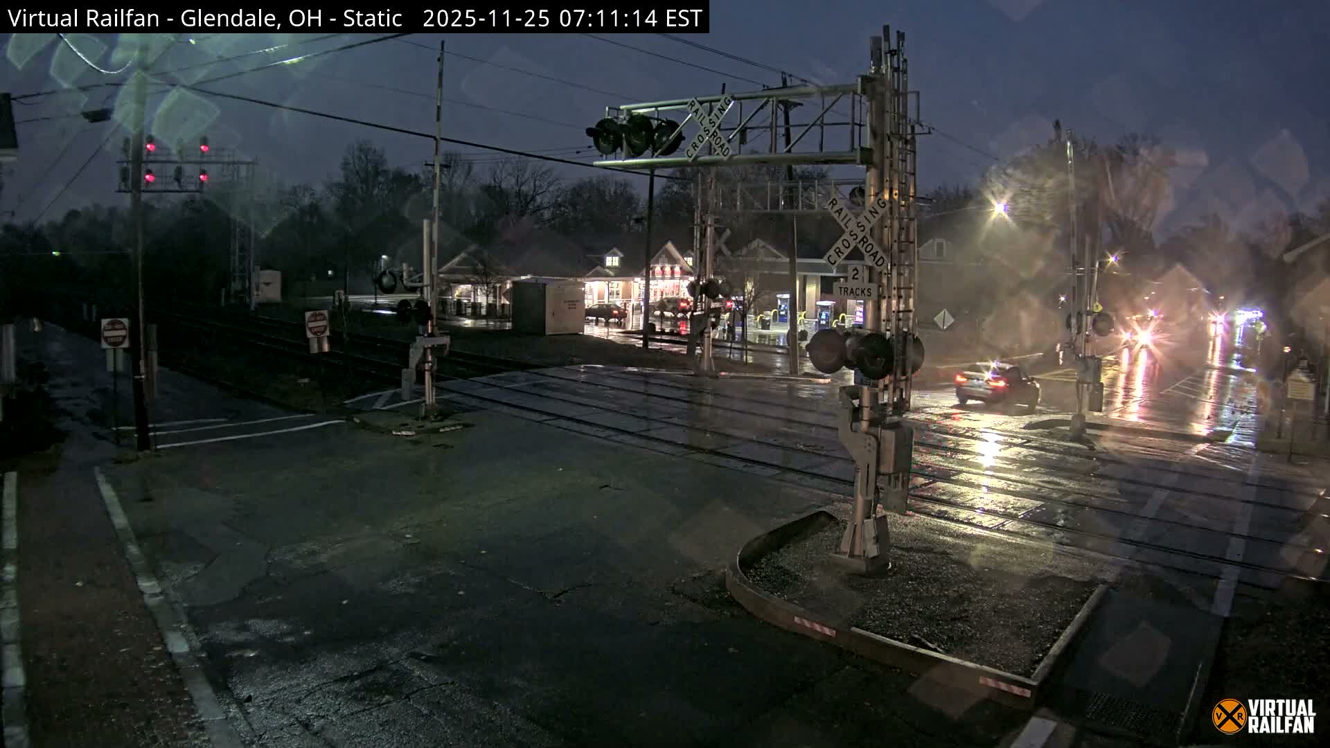 Glendale Railroad Crossing & Junction Live Cam - Glendale, Hamilton, Ohio, USA