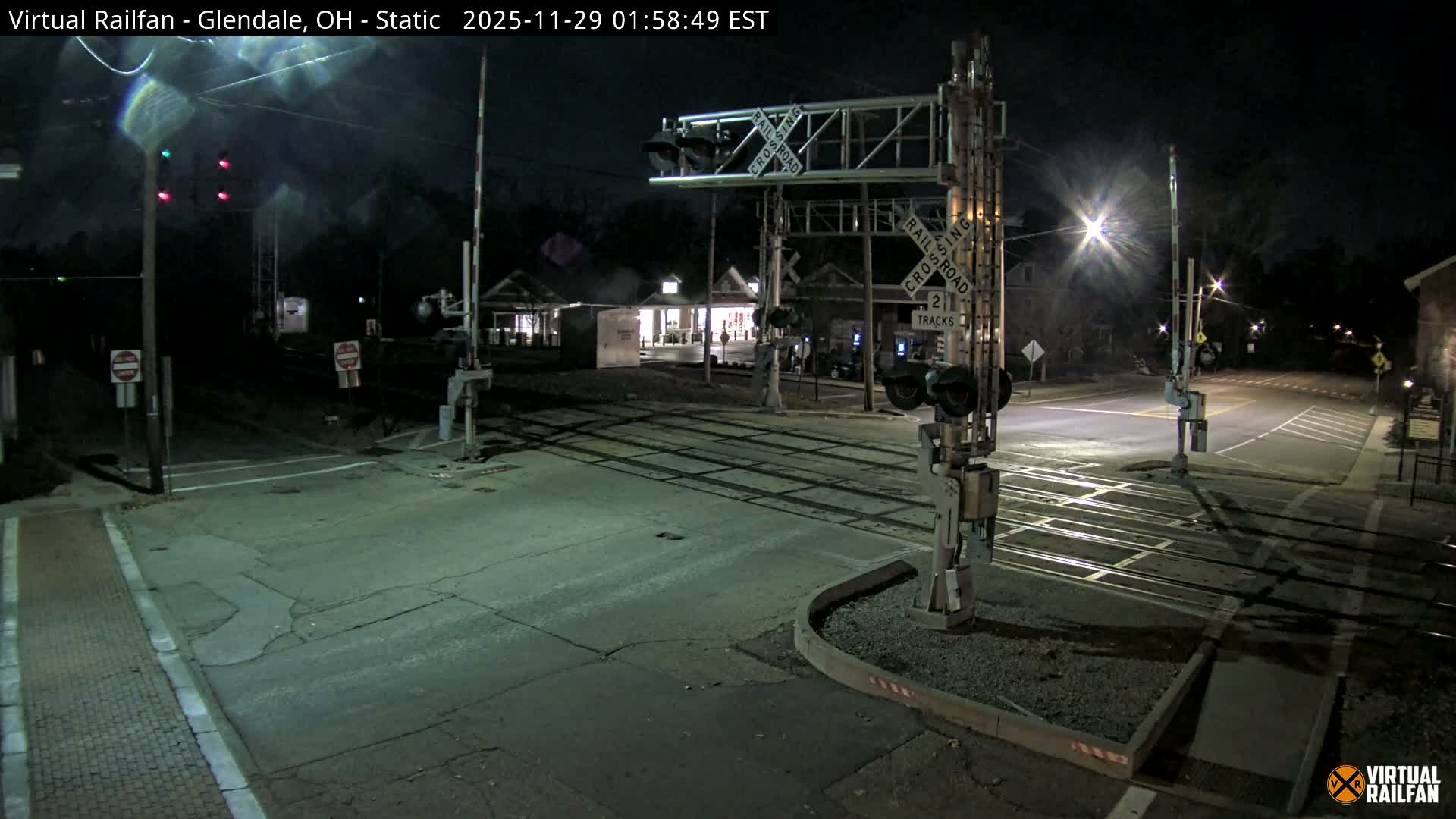 Glendale Railroad Crossing & Junction Live Cam - Glendale, Hamilton, Ohio, USA