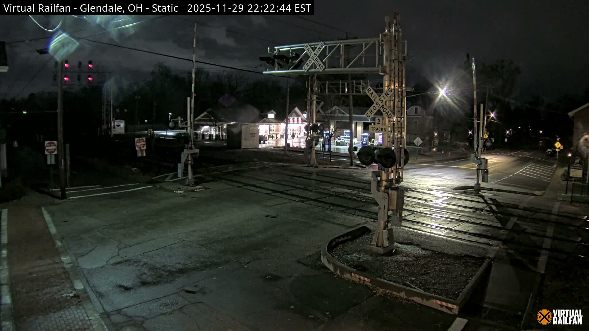 Glendale Railroad Crossing & Junction Live Cam - Glendale, Hamilton, Ohio, USA