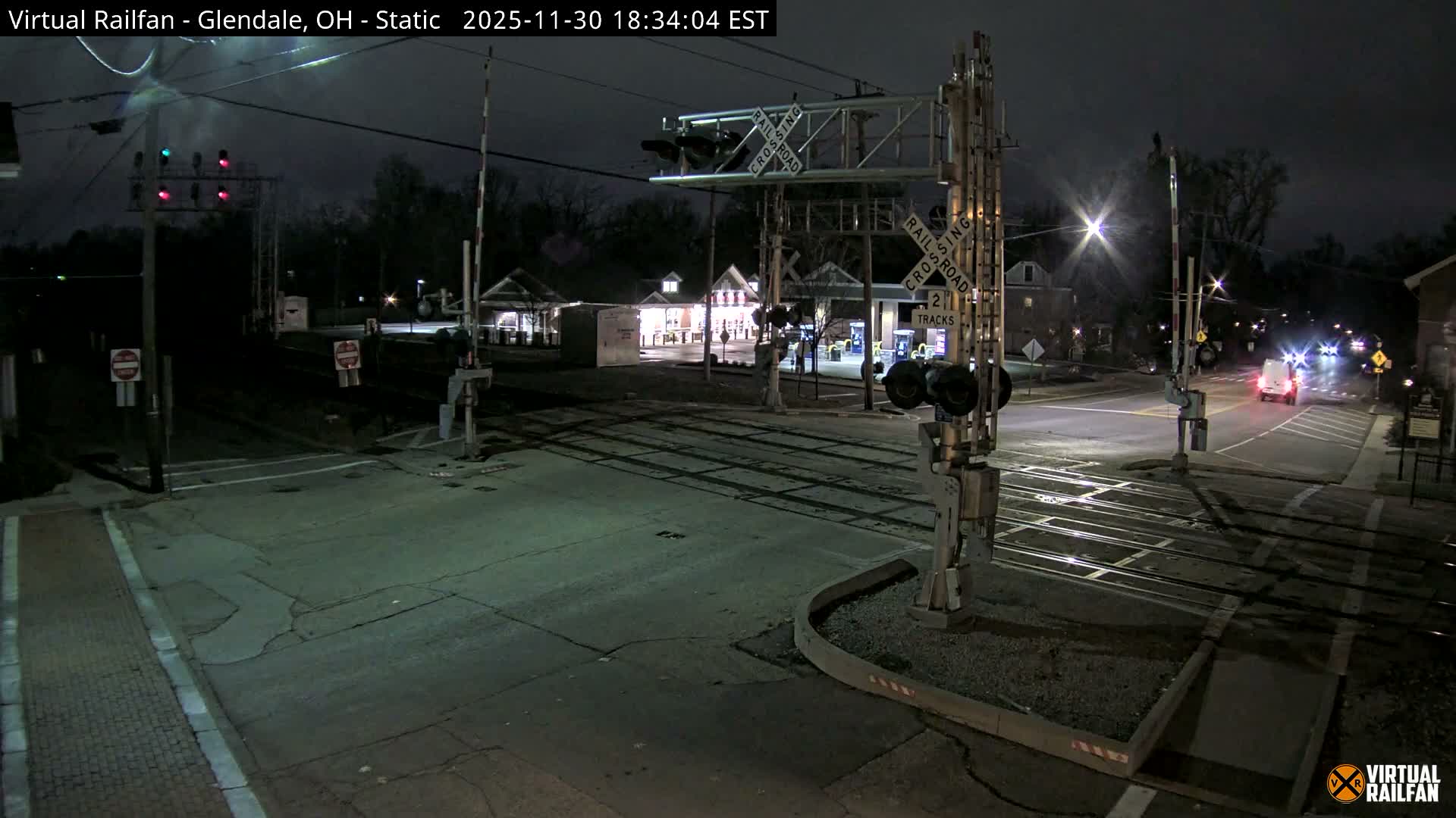 Glendale Railroad Crossing & Junction Live Cam - Glendale, Hamilton, Ohio, USA