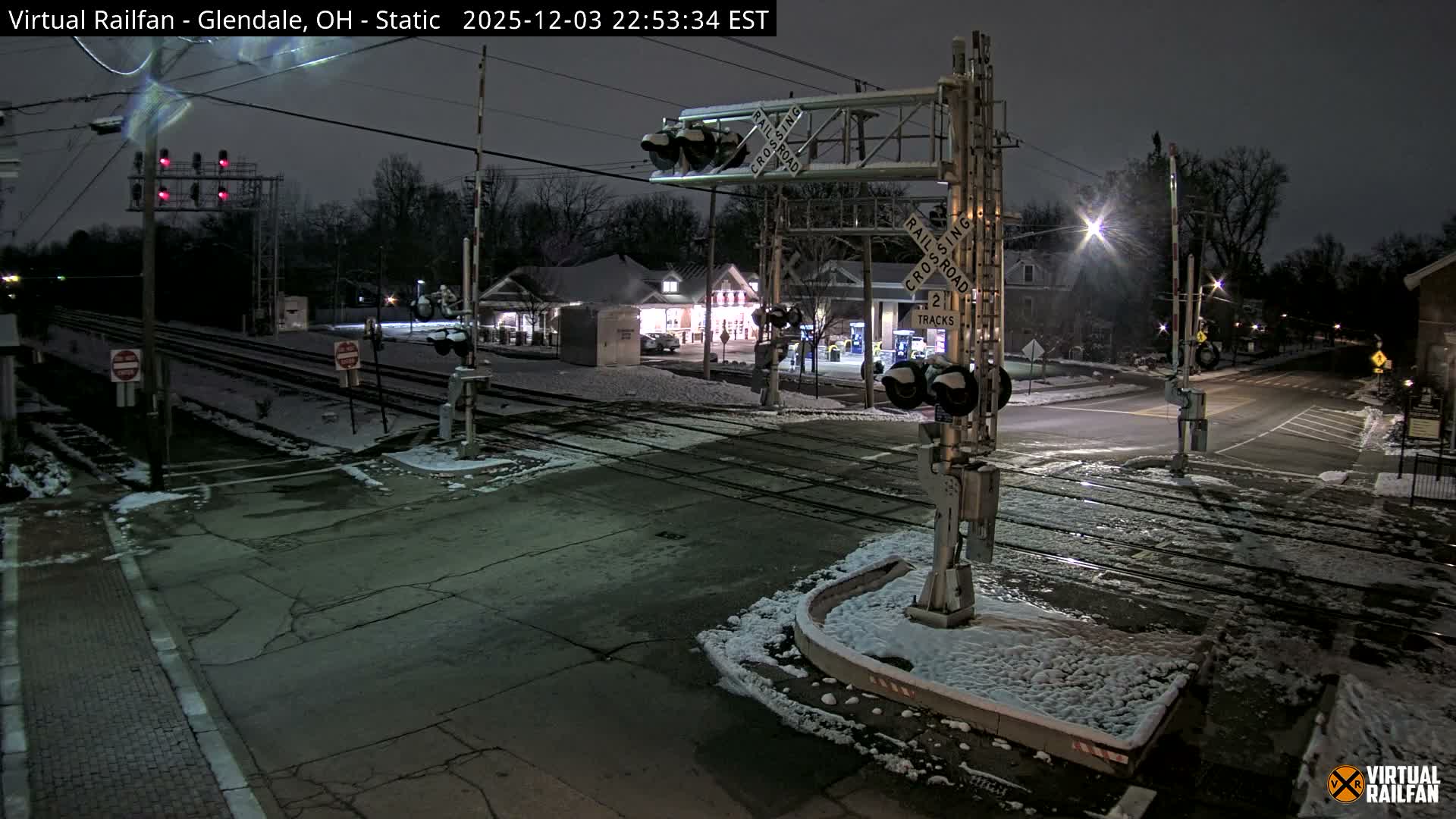 Glendale Railroad Crossing & Junction Live Cam - Glendale, Hamilton, Ohio, USA