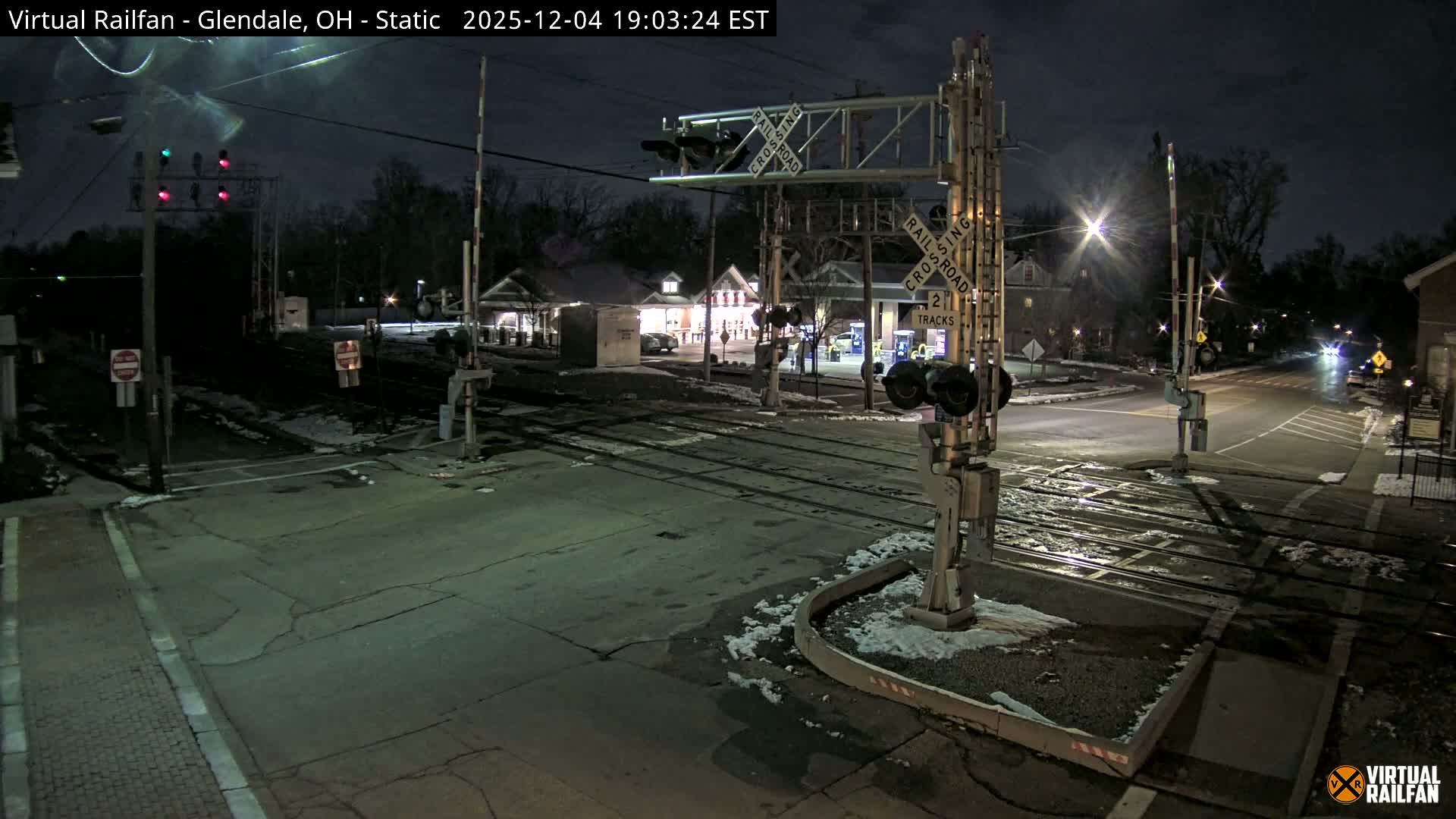 Glendale Railroad Crossing & Junction Live Cam - Glendale, Hamilton, Ohio, USA