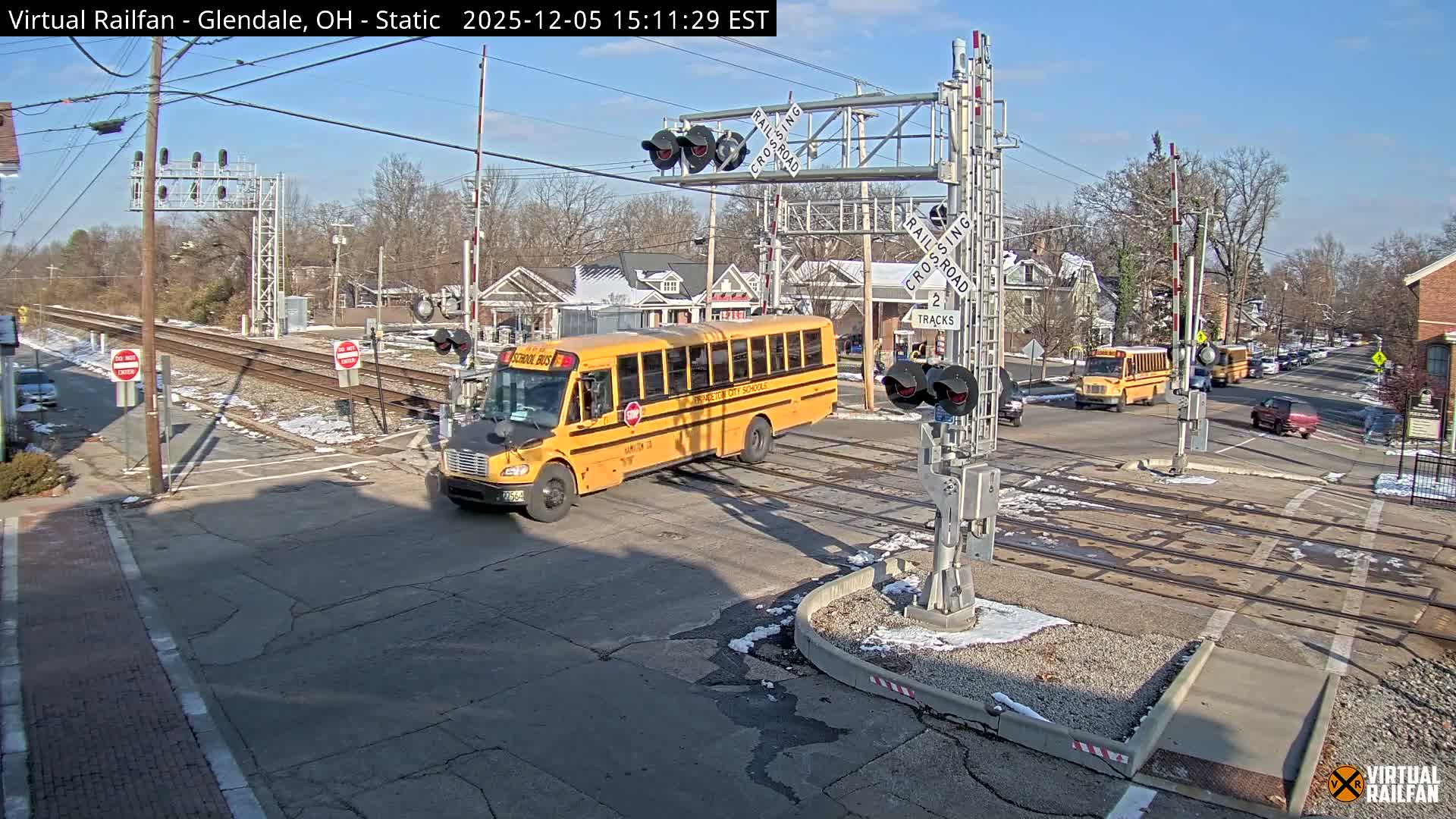 Glendale Railroad Crossing & Junction Live Cam - Glendale, Hamilton, Ohio, USA