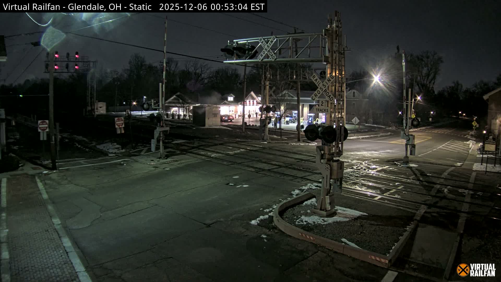 Glendale Railroad Crossing & Junction Live Cam - Glendale, Hamilton, Ohio, USA