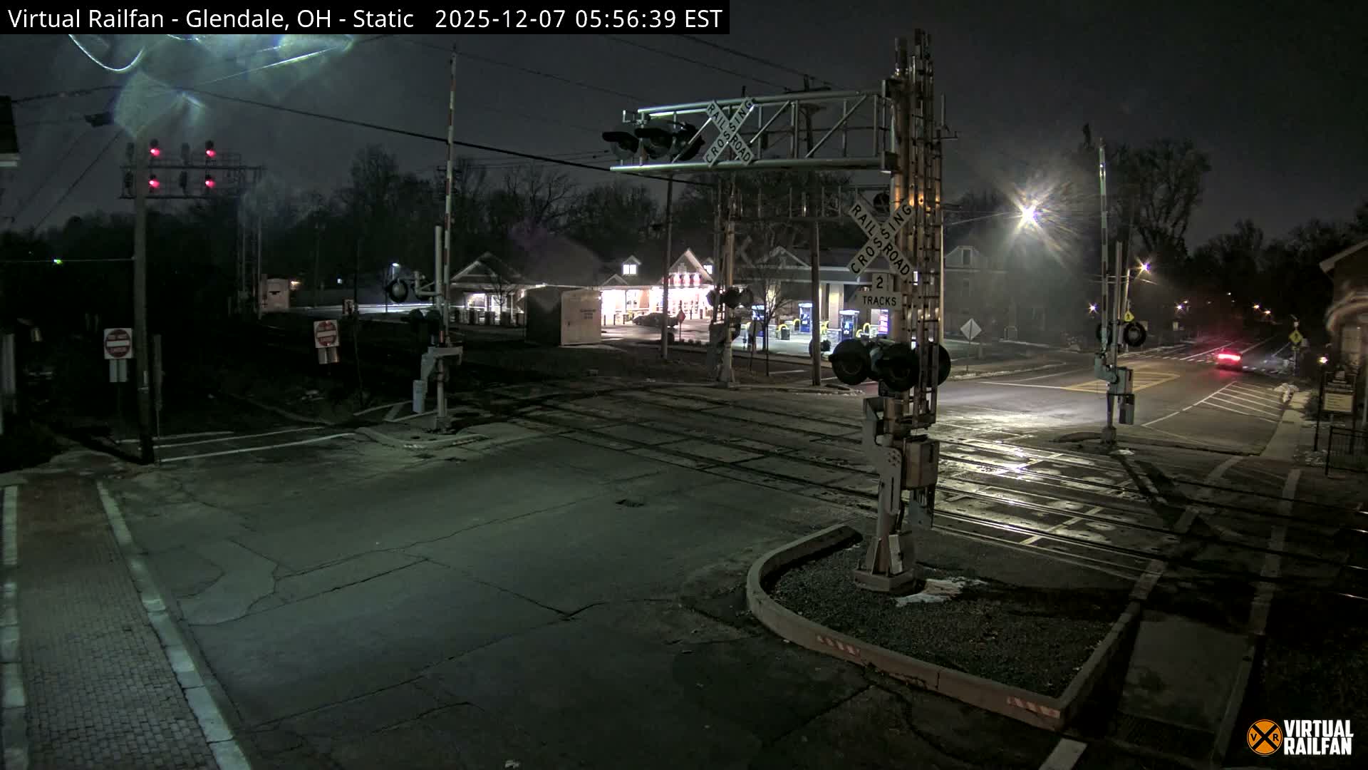 Glendale Railroad Crossing & Junction Live Cam - Glendale, Hamilton, Ohio, USA