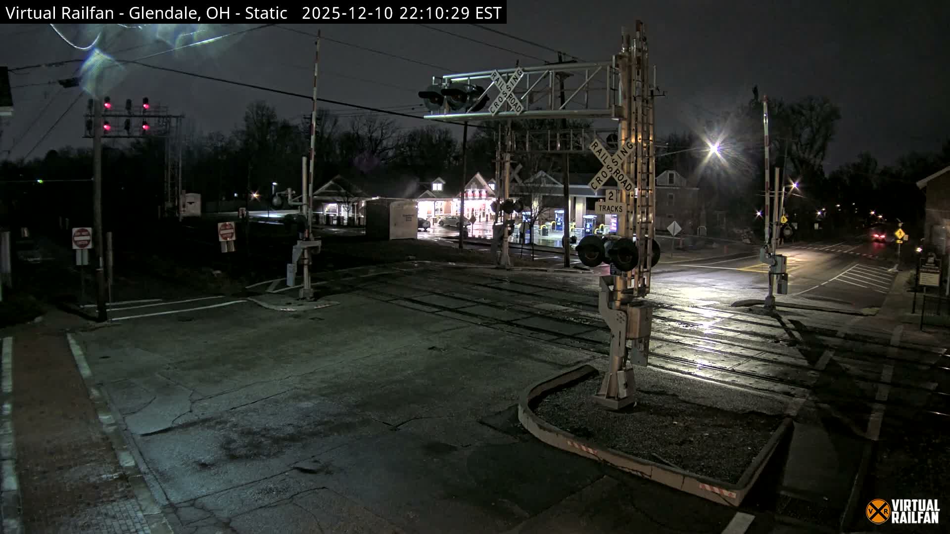 Glendale Railroad Crossing & Junction Live Cam - Glendale, Hamilton, Ohio, USA