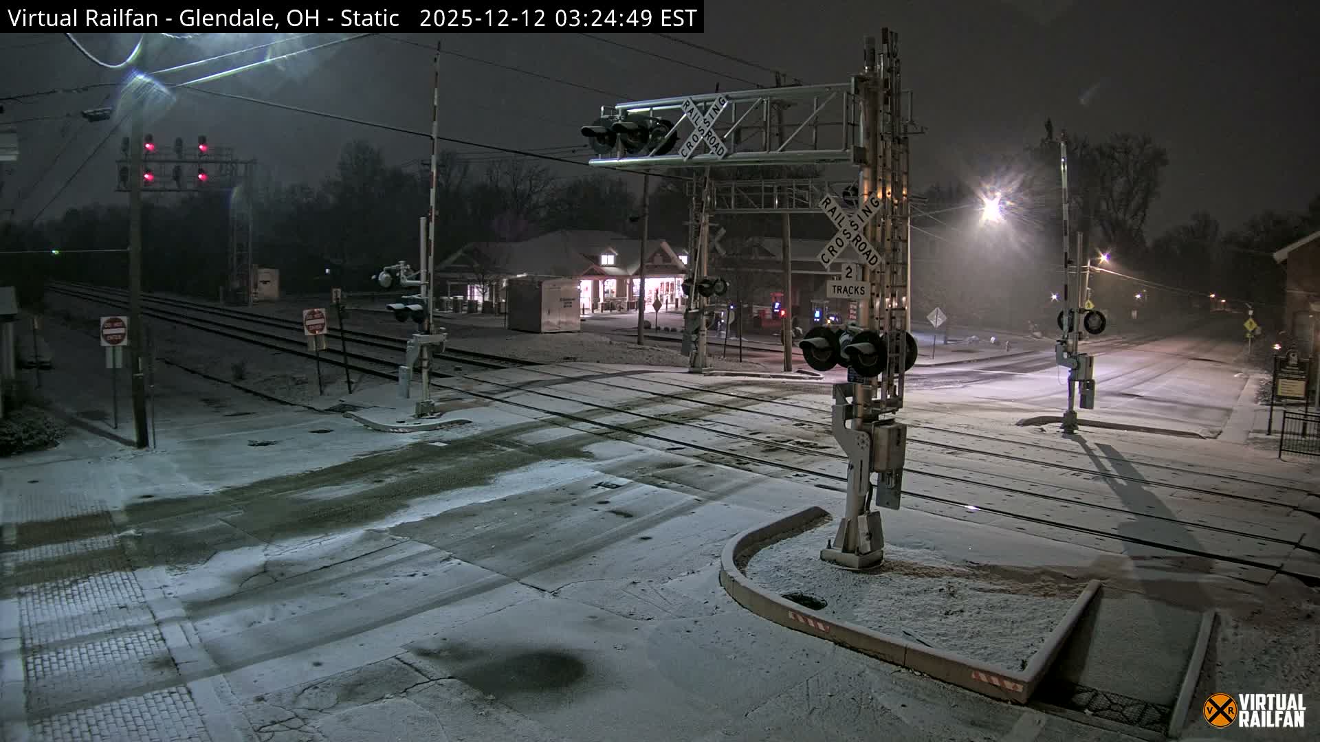Glendale Railroad Crossing & Junction Live Cam - Glendale, Hamilton, Ohio, USA