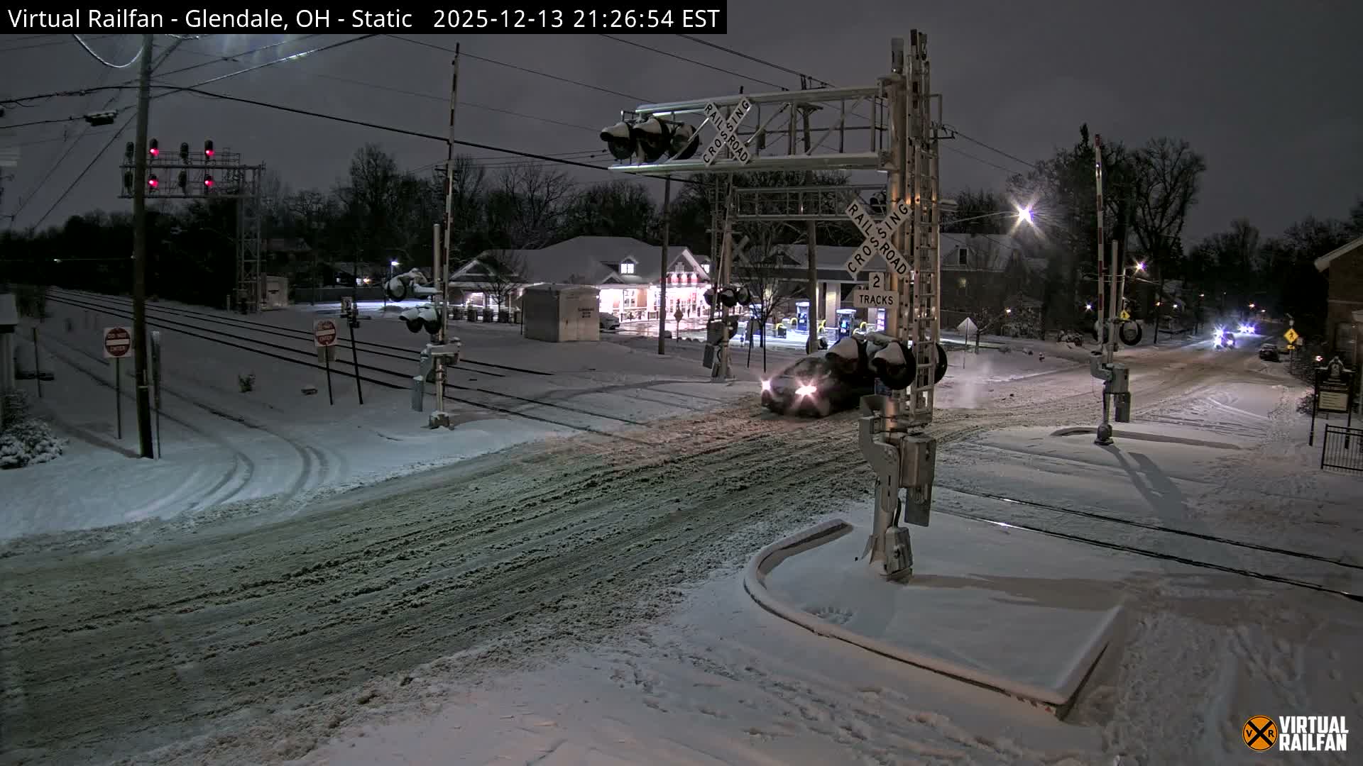 Glendale Railroad Crossing & Junction Live Cam - Glendale, Hamilton, Ohio, USA