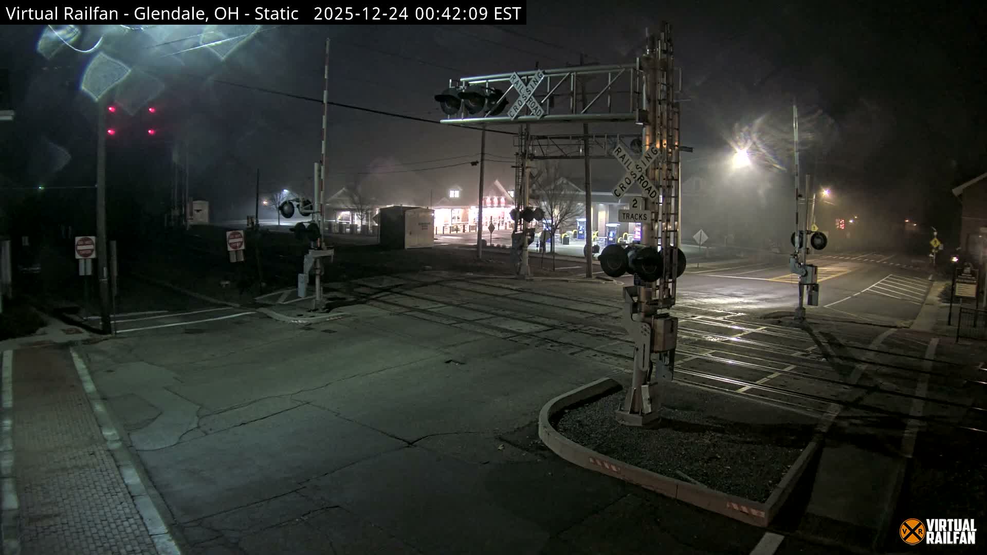 Glendale Railroad Crossing & Junction Live Cam - Glendale, Hamilton, Ohio, USA
