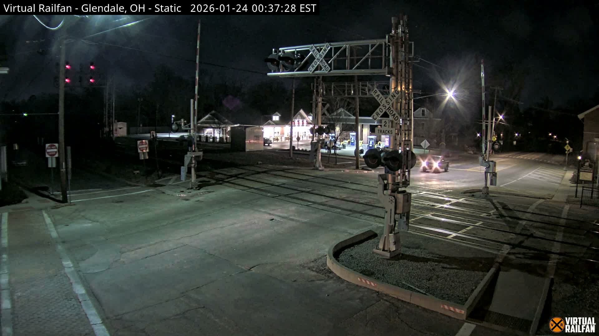 Glendale Railroad Crossing & Junction Live Cam - Glendale, Hamilton, Ohio, USA