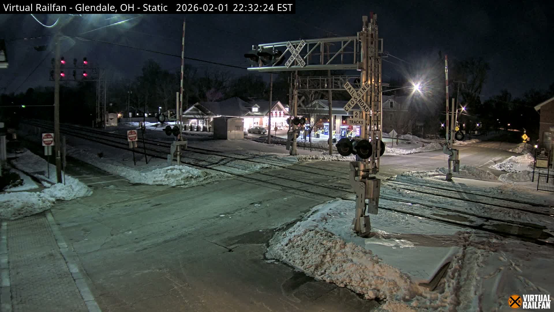 Glendale Railroad Crossing & Junction Live Cam - Glendale, Hamilton, Ohio, USA