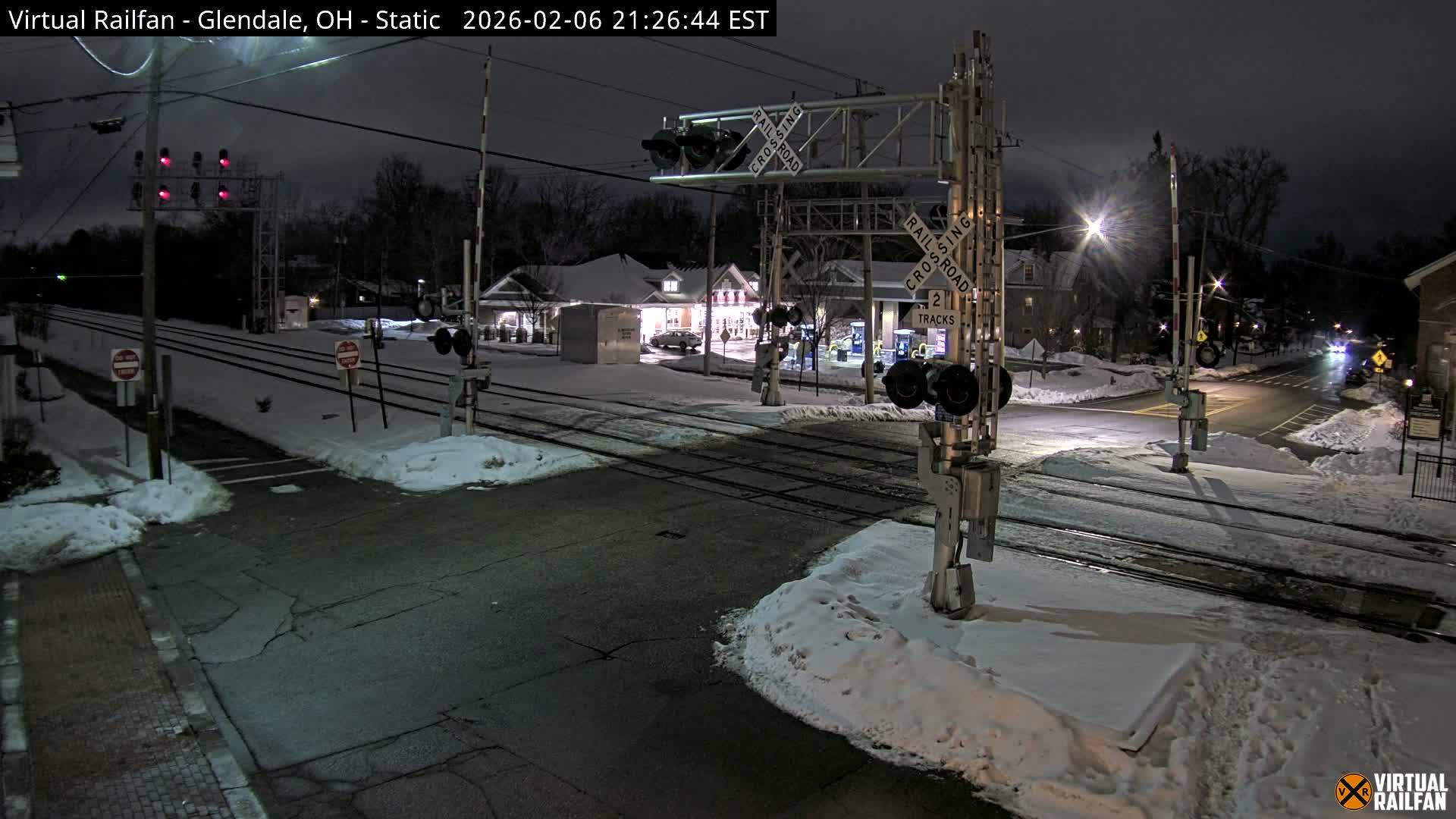 Glendale Railroad Crossing & Junction Live Cam - Glendale, Hamilton, Ohio, USA