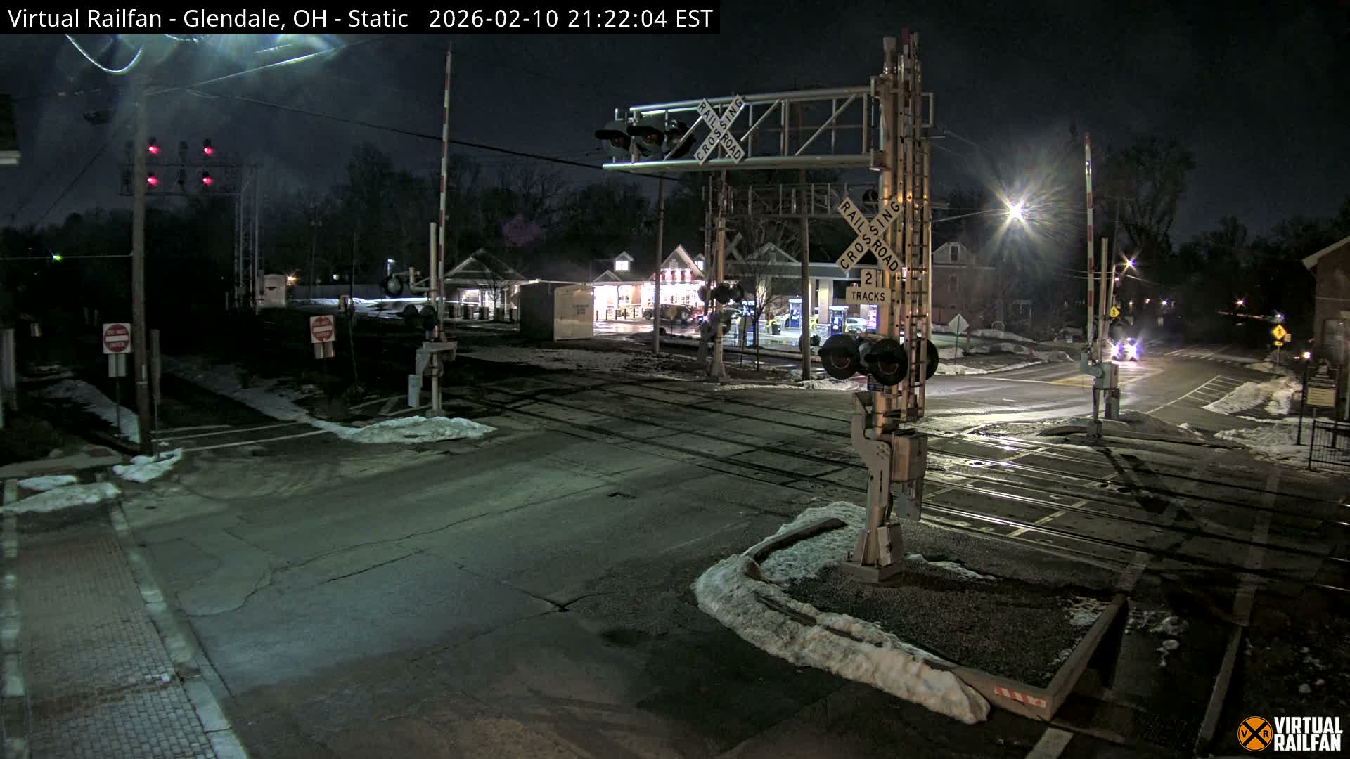 Glendale Railroad Crossing & Junction Live Cam - Glendale, Hamilton, Ohio, USA