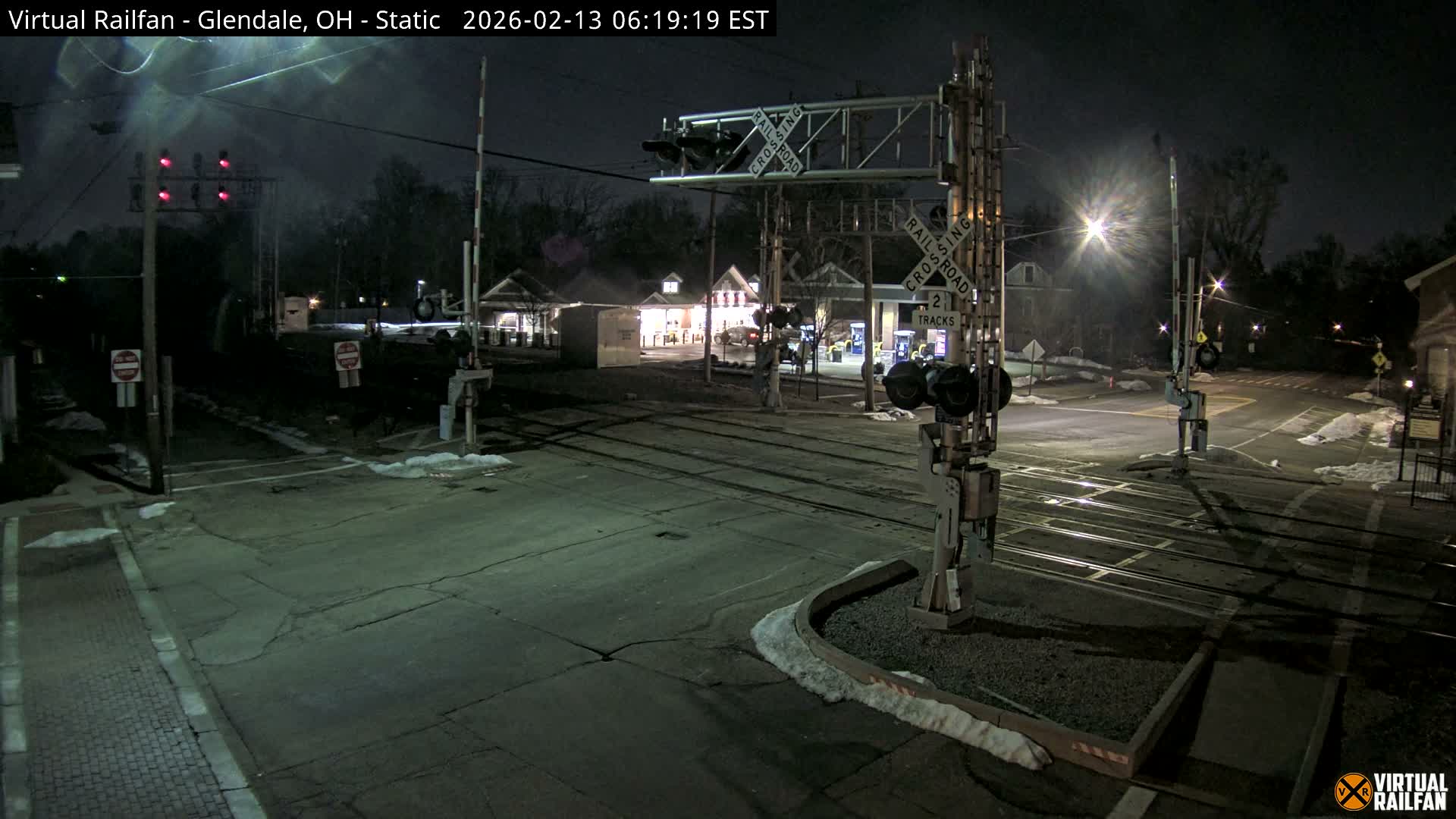 Glendale Railroad Crossing & Junction Live Cam - Glendale, Hamilton, Ohio, USA
