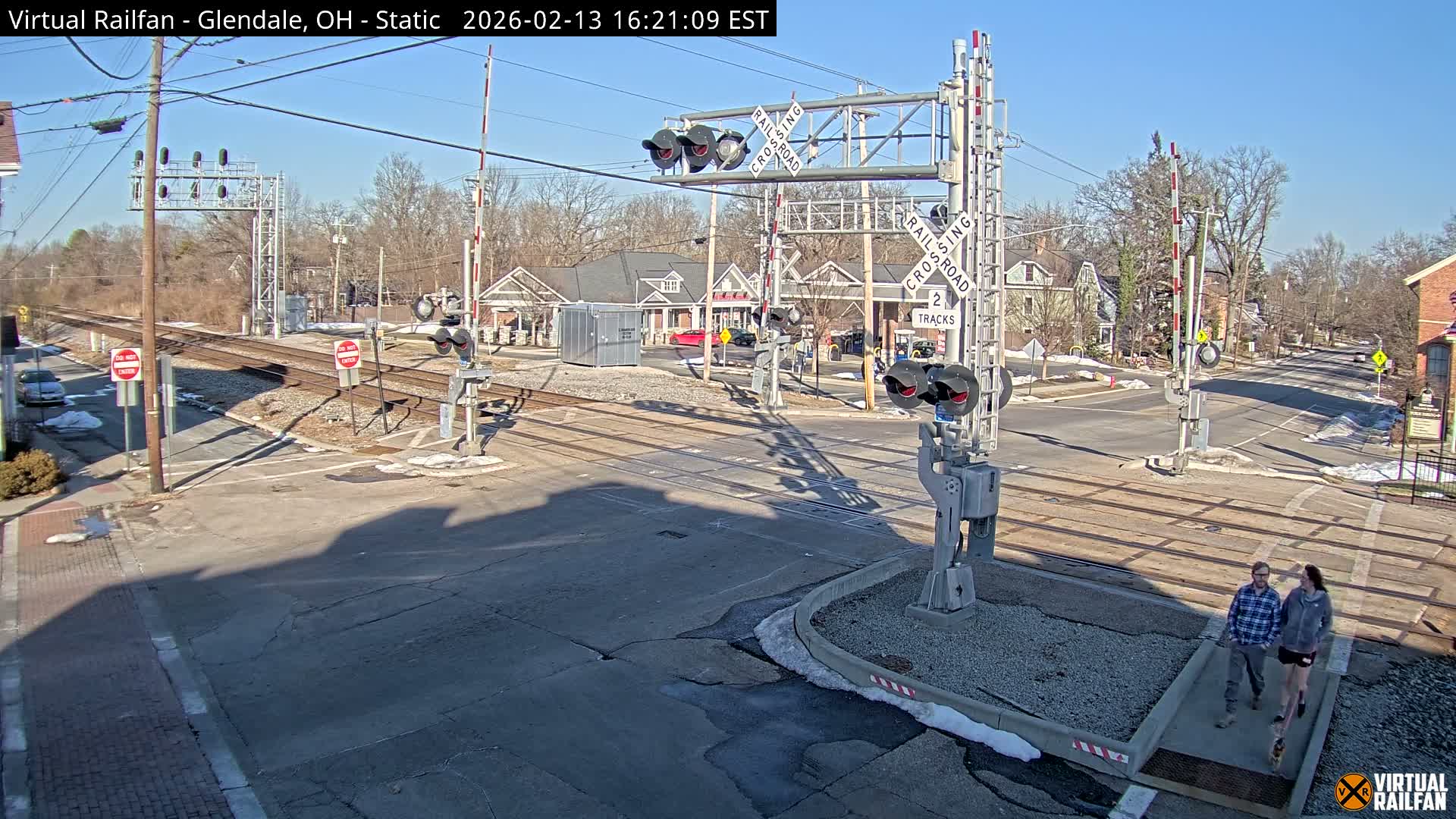 Glendale Railroad Crossing & Junction Live Cam - Glendale, Hamilton, Ohio, USA