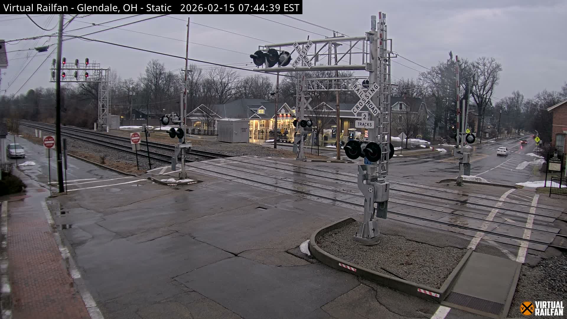 Glendale Railroad Crossing & Junction Live Cam - Glendale, Hamilton, Ohio, USA