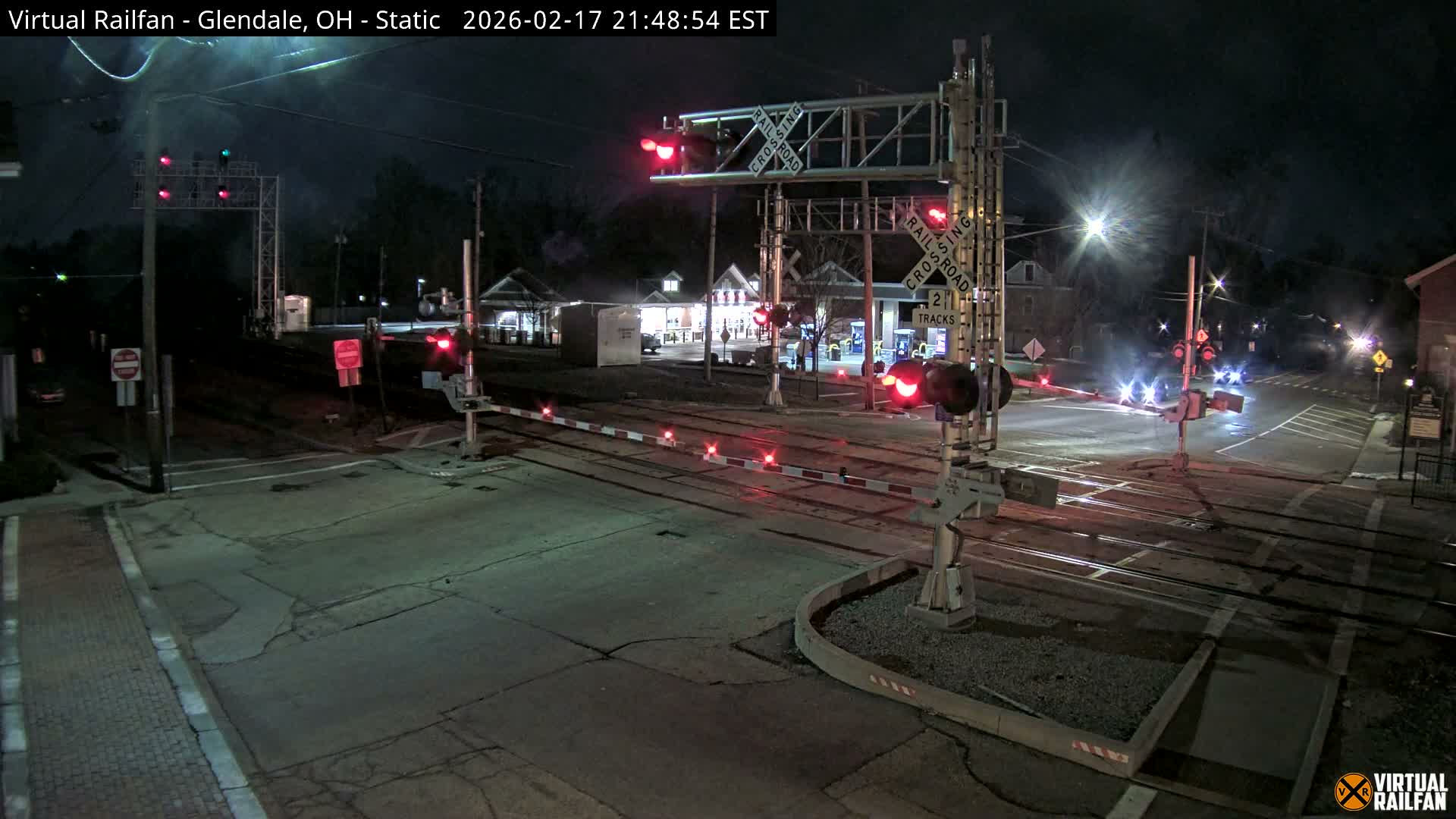 Glendale Railroad Crossing & Junction Live Cam - Glendale, Hamilton, Ohio, USA