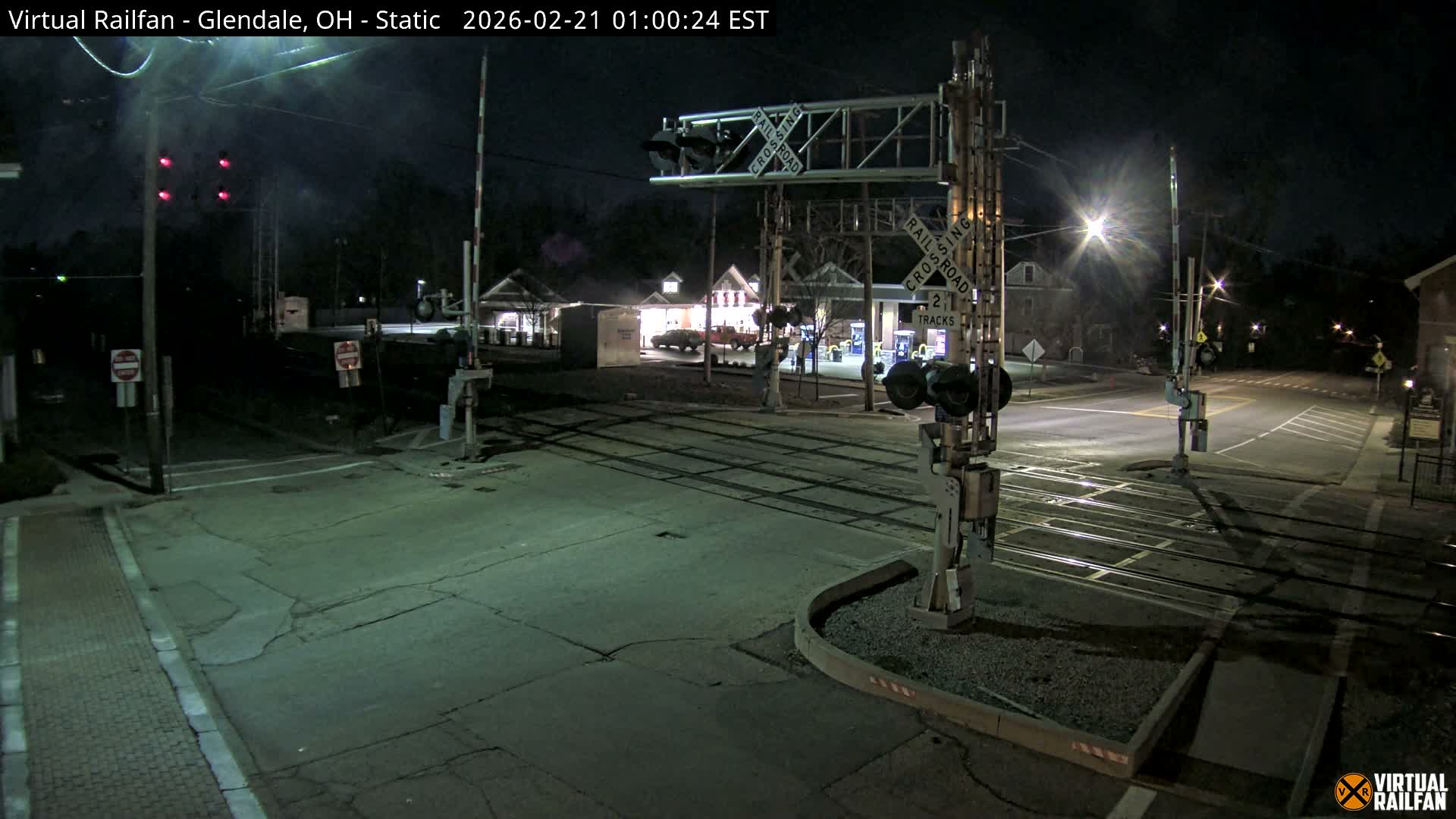 Glendale Railroad Crossing & Junction Live Cam - Glendale, Hamilton, Ohio, USA