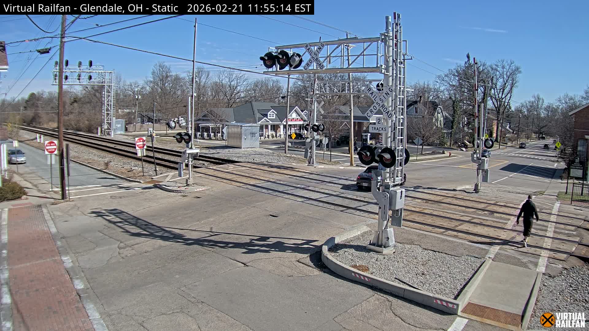 Glendale Railroad Crossing & Junction Live Cam - Glendale, Hamilton, Ohio, USA