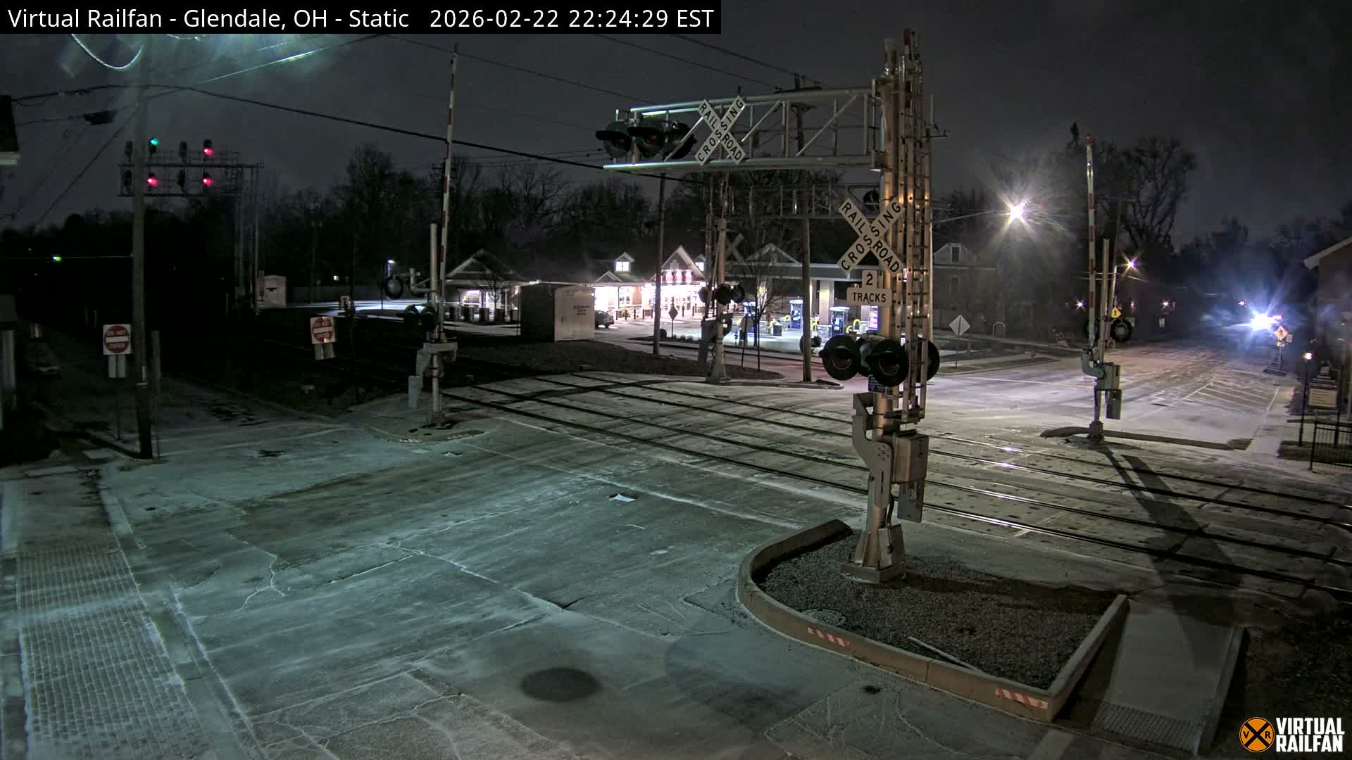 Glendale Railroad Crossing & Junction Live Cam - Glendale, Hamilton, Ohio, USA