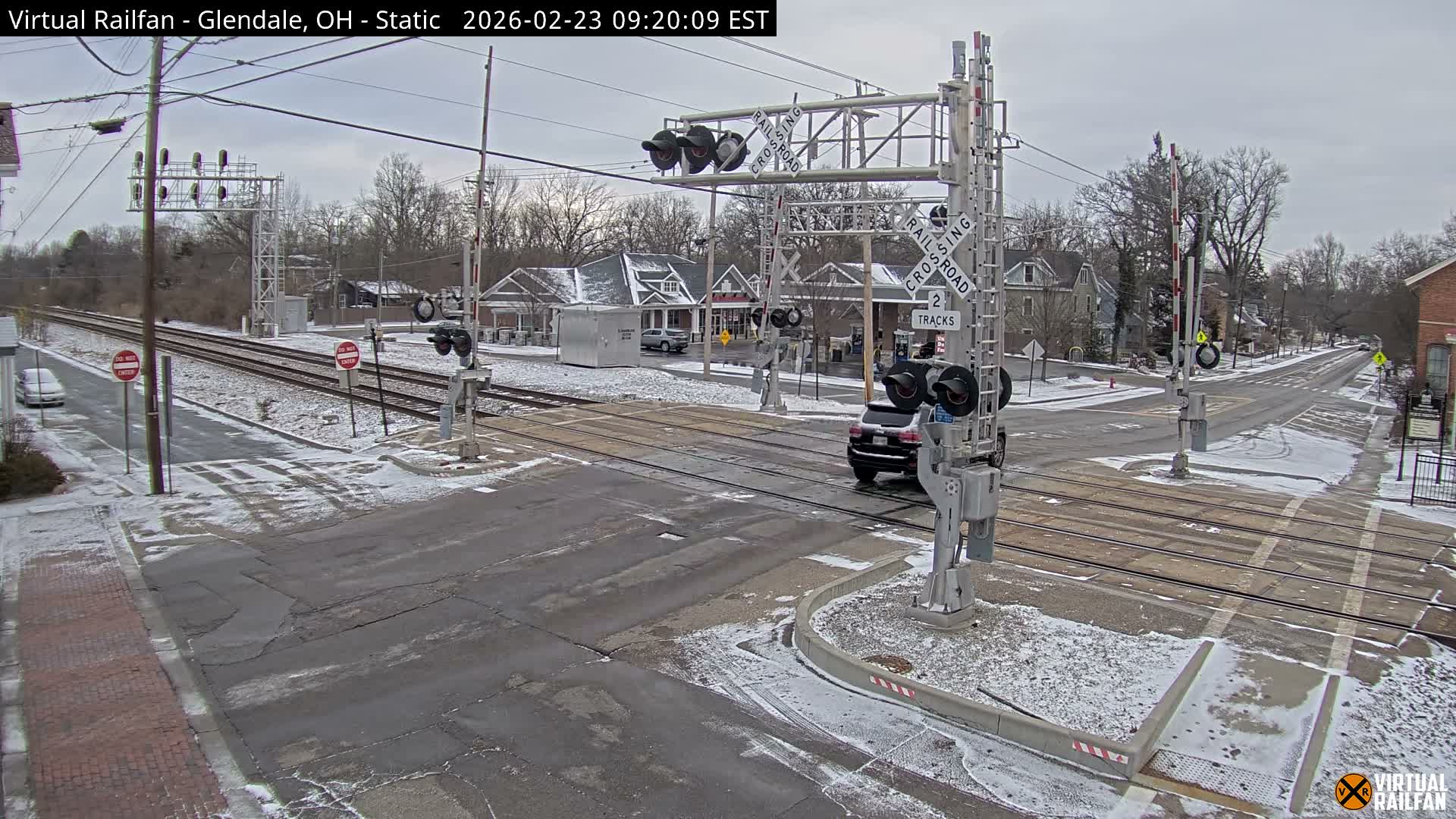 Glendale Railroad Crossing & Junction Live Cam - Glendale, Hamilton, Ohio, USA