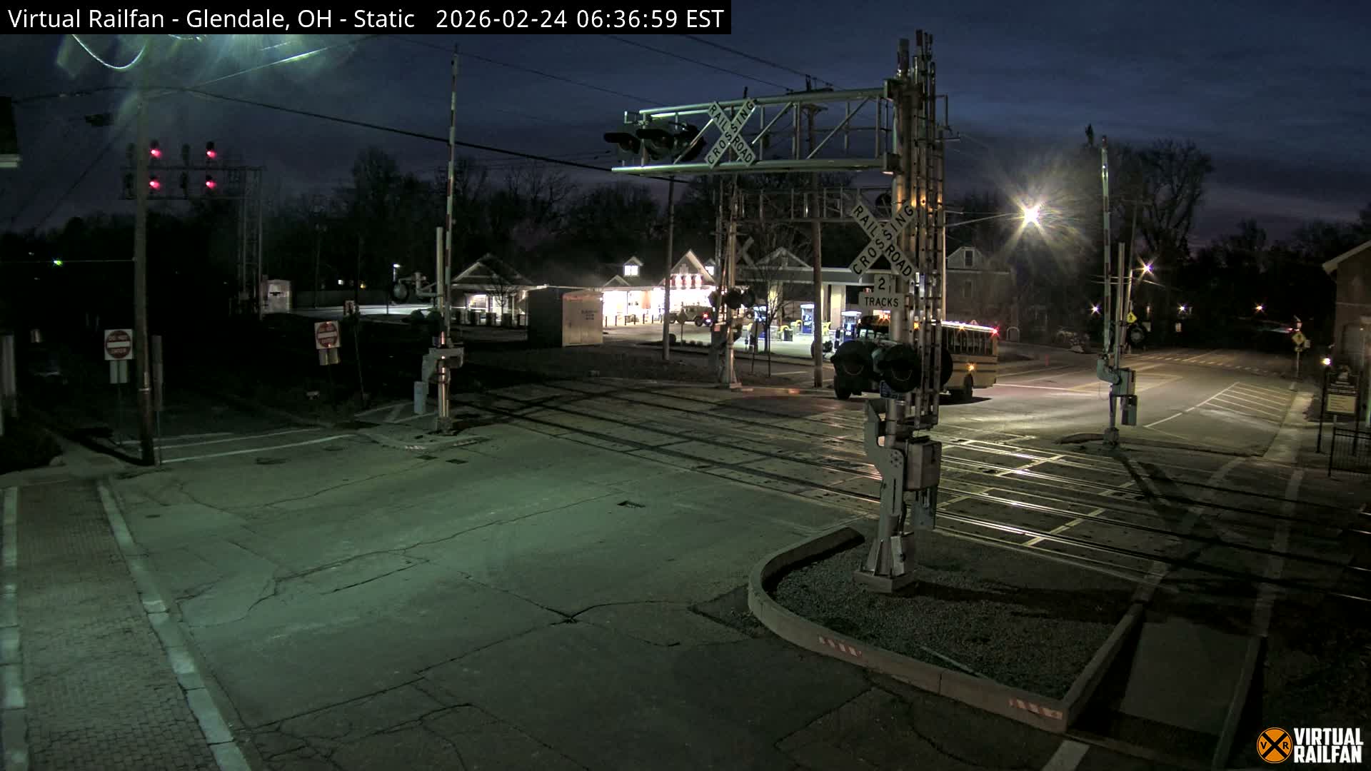Glendale Railroad Crossing & Junction Live Cam - Glendale, Hamilton, Ohio, USA