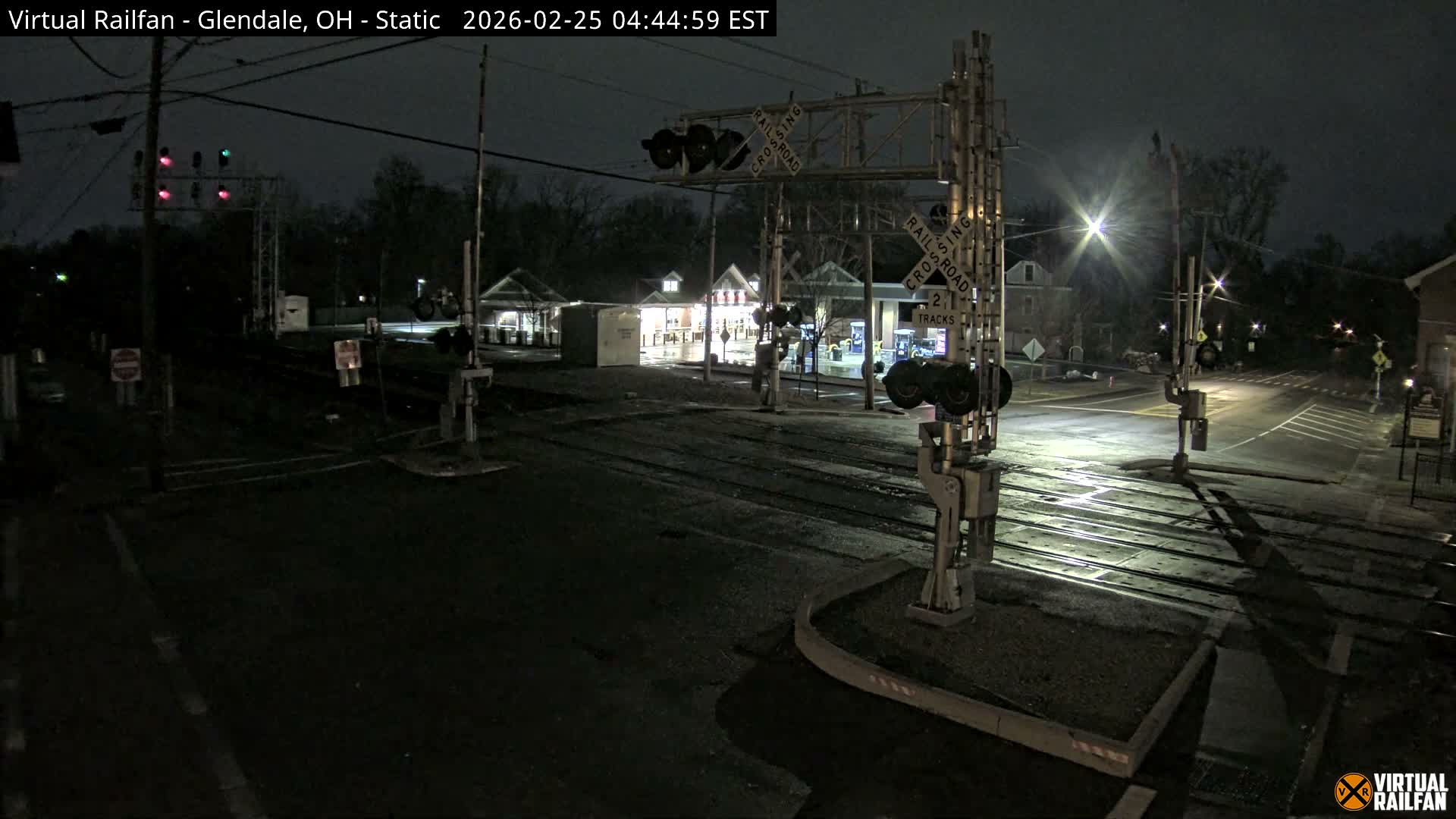 Glendale Railroad Crossing & Junction Live Cam - Glendale, Hamilton, Ohio, USA