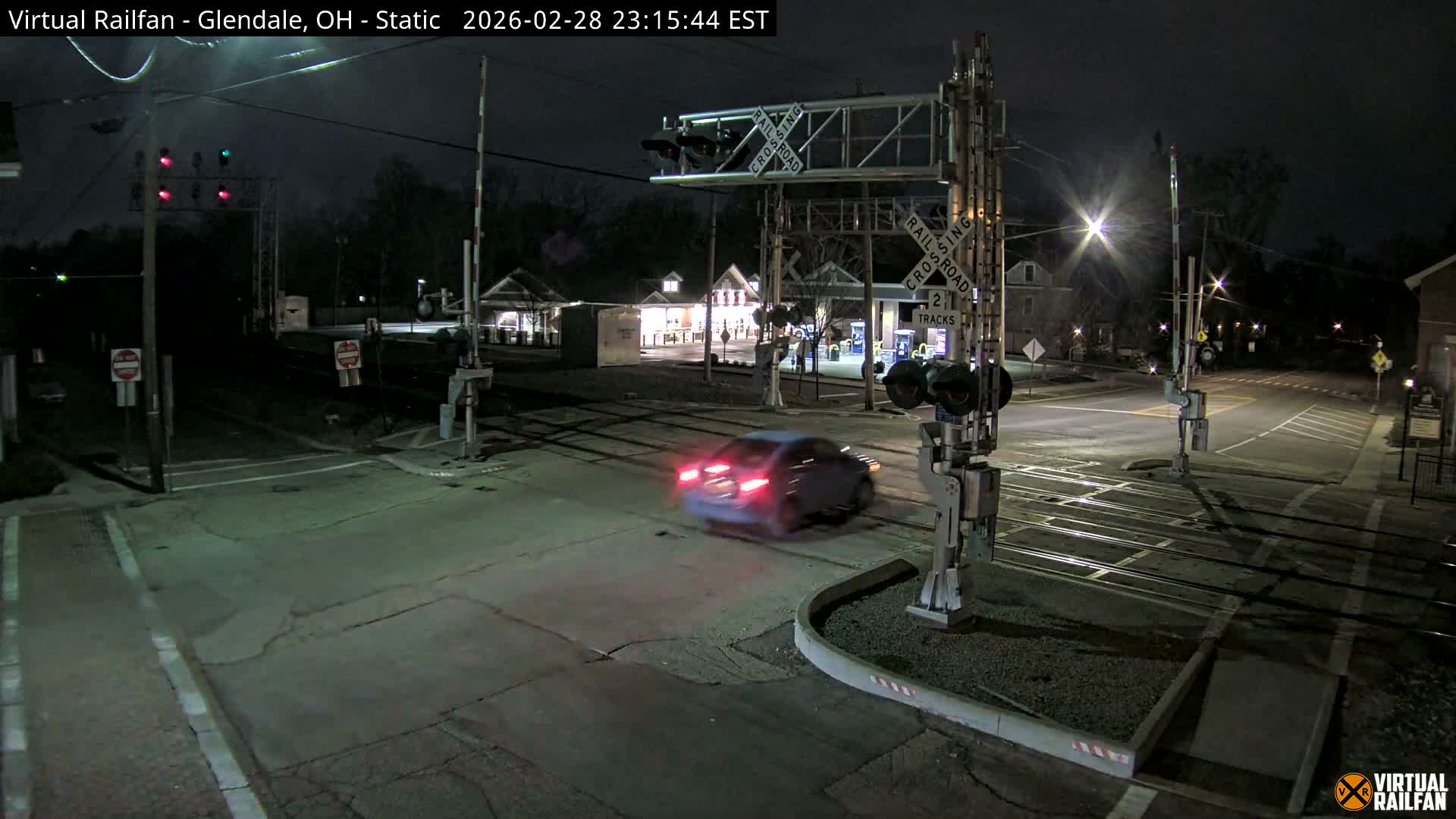Glendale Railroad Crossing & Junction Live Cam - Glendale, Hamilton, Ohio, USA