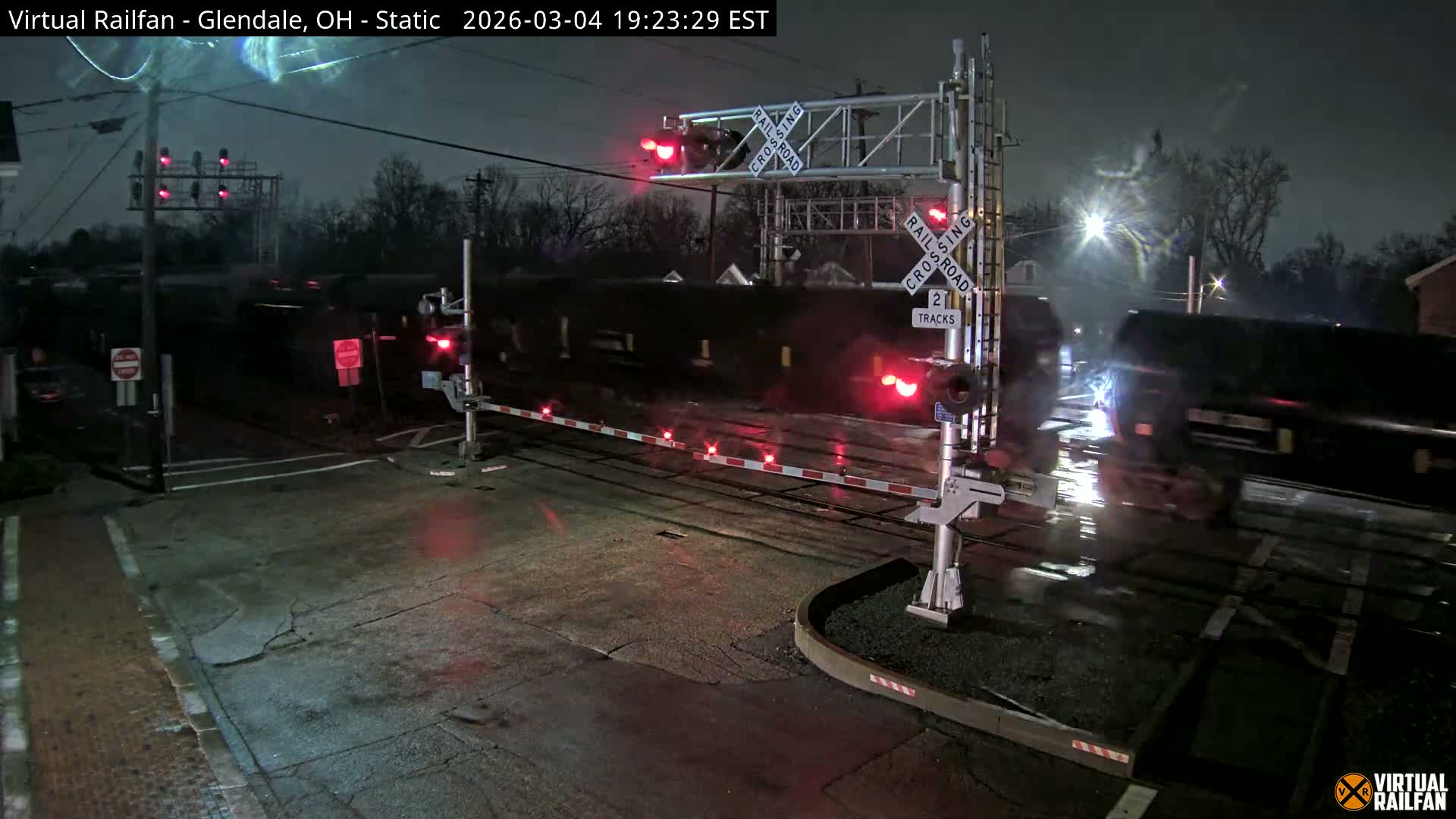 Glendale Railroad Crossing & Junction Live Cam - Glendale, Hamilton, Ohio, USA
