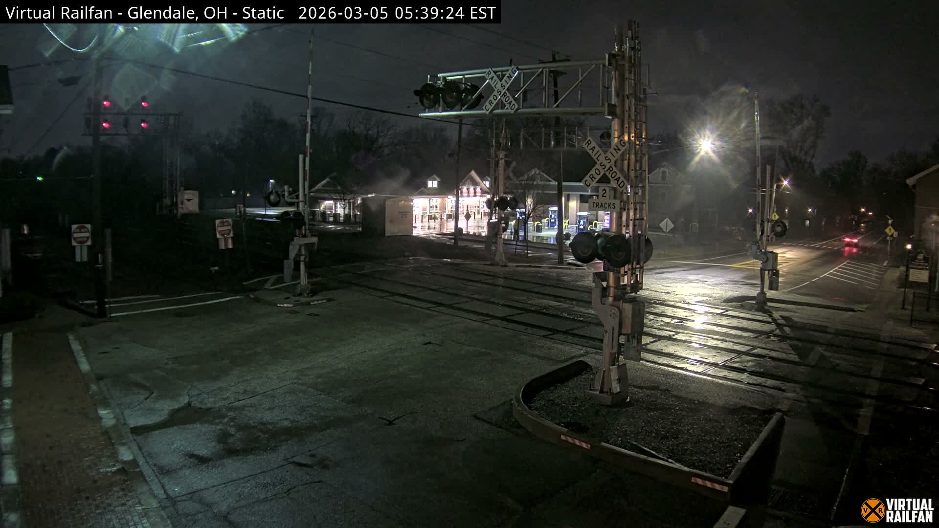 Glendale Railroad Crossing & Junction Live Cam - Glendale, Hamilton, Ohio, USA
