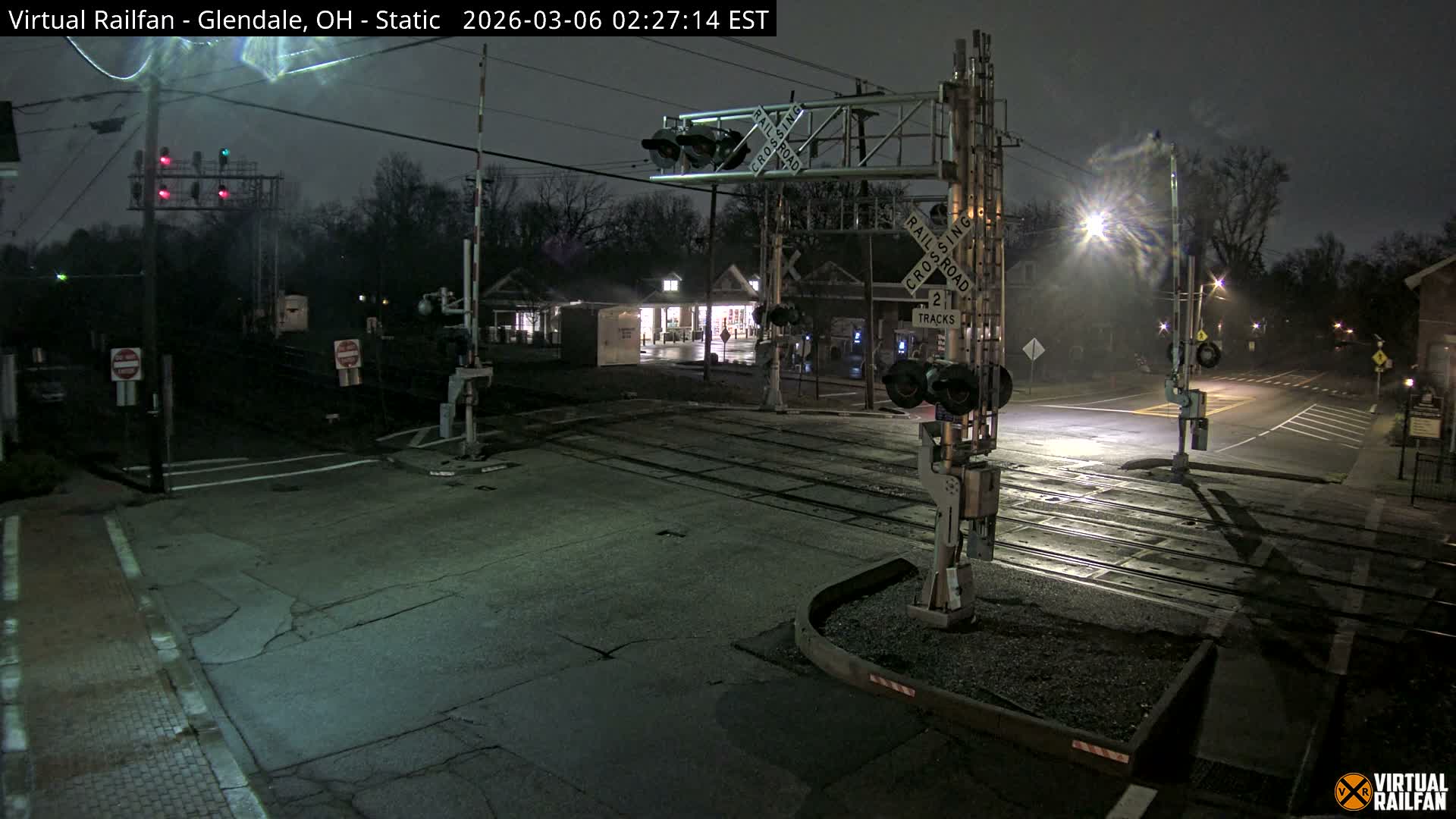 Glendale Railroad Crossing & Junction Live Cam - Glendale, Hamilton, Ohio, USA