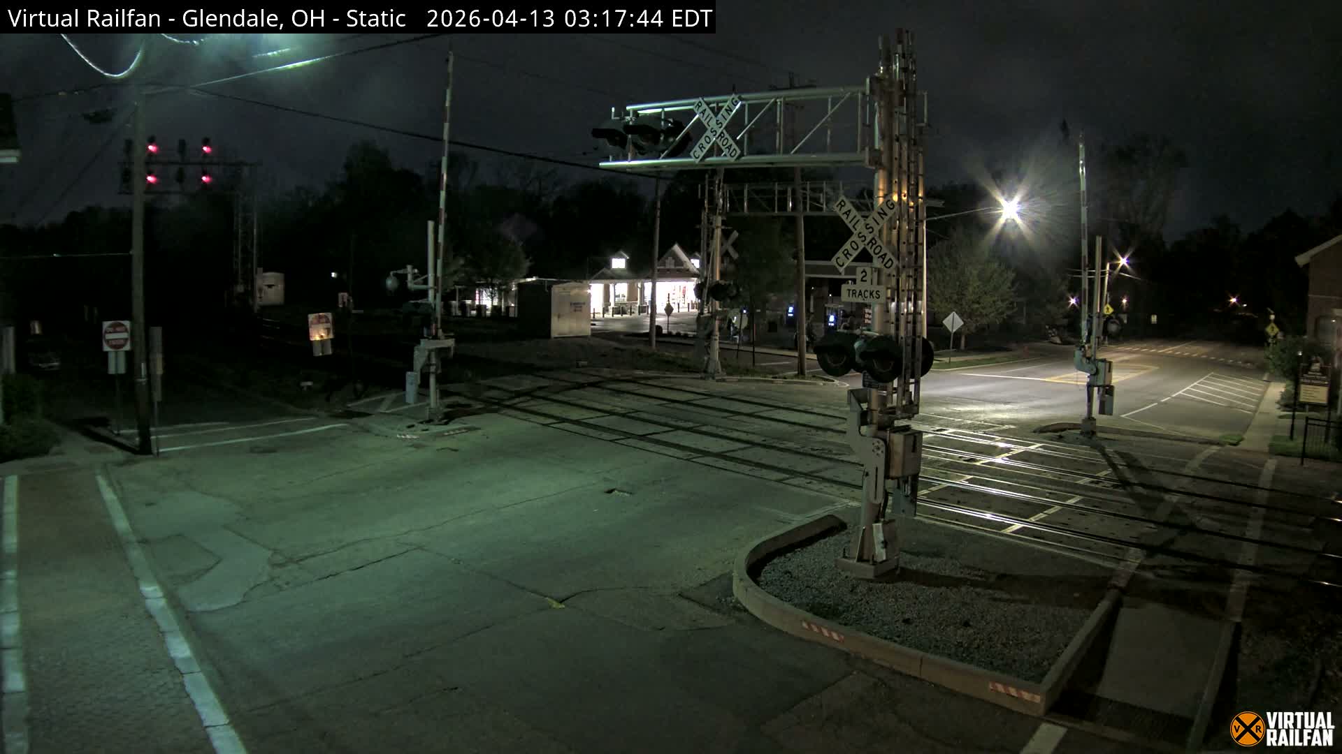 Glendale Railroad Crossing & Junction Live Cam - Glendale, Hamilton, Ohio, USA