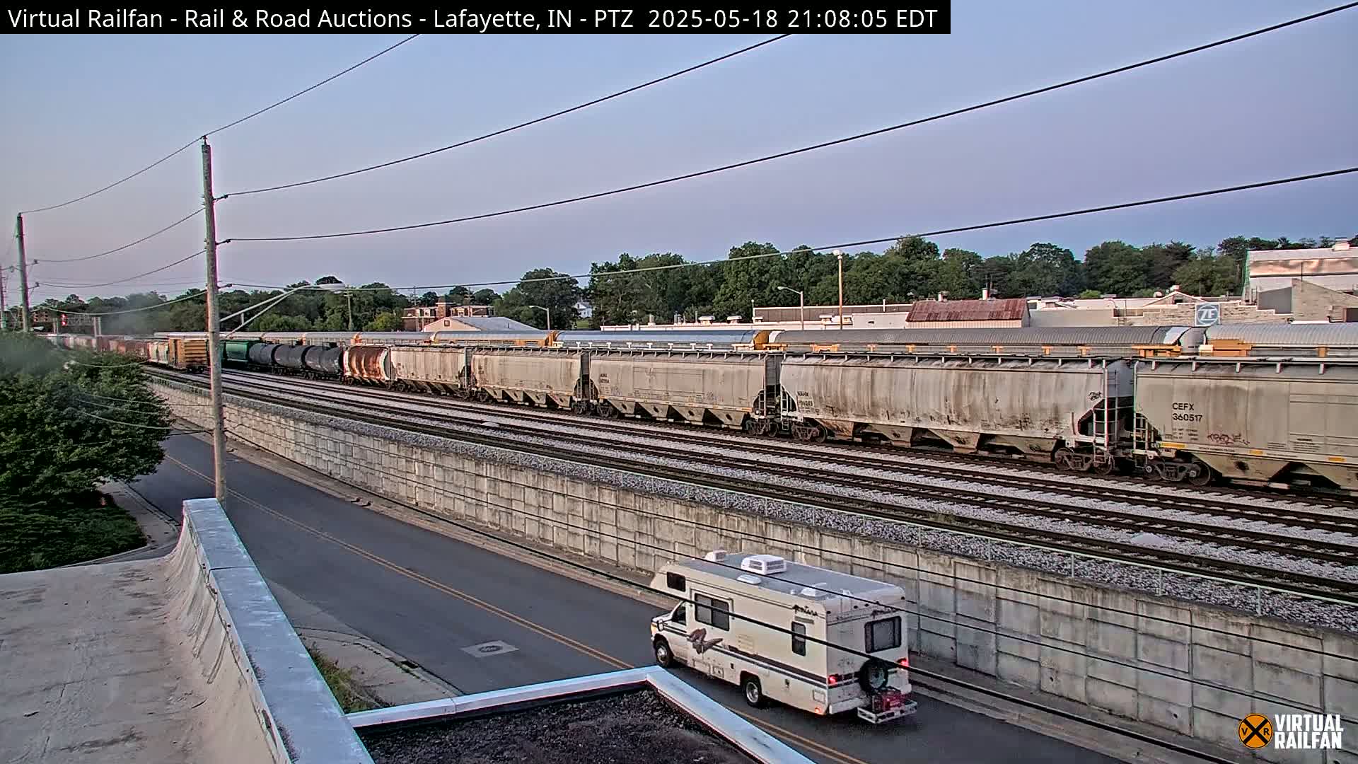 Lafayette City & Lafayette Rail & Road Auctions Live Cam - Lafayette, Tippecanoe, Indiana, USA