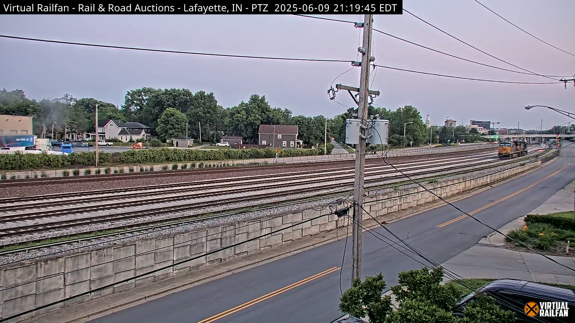Lafayette City & Lafayette Rail & Road Auctions Live Cam - Lafayette, Tippecanoe, Indiana, USA