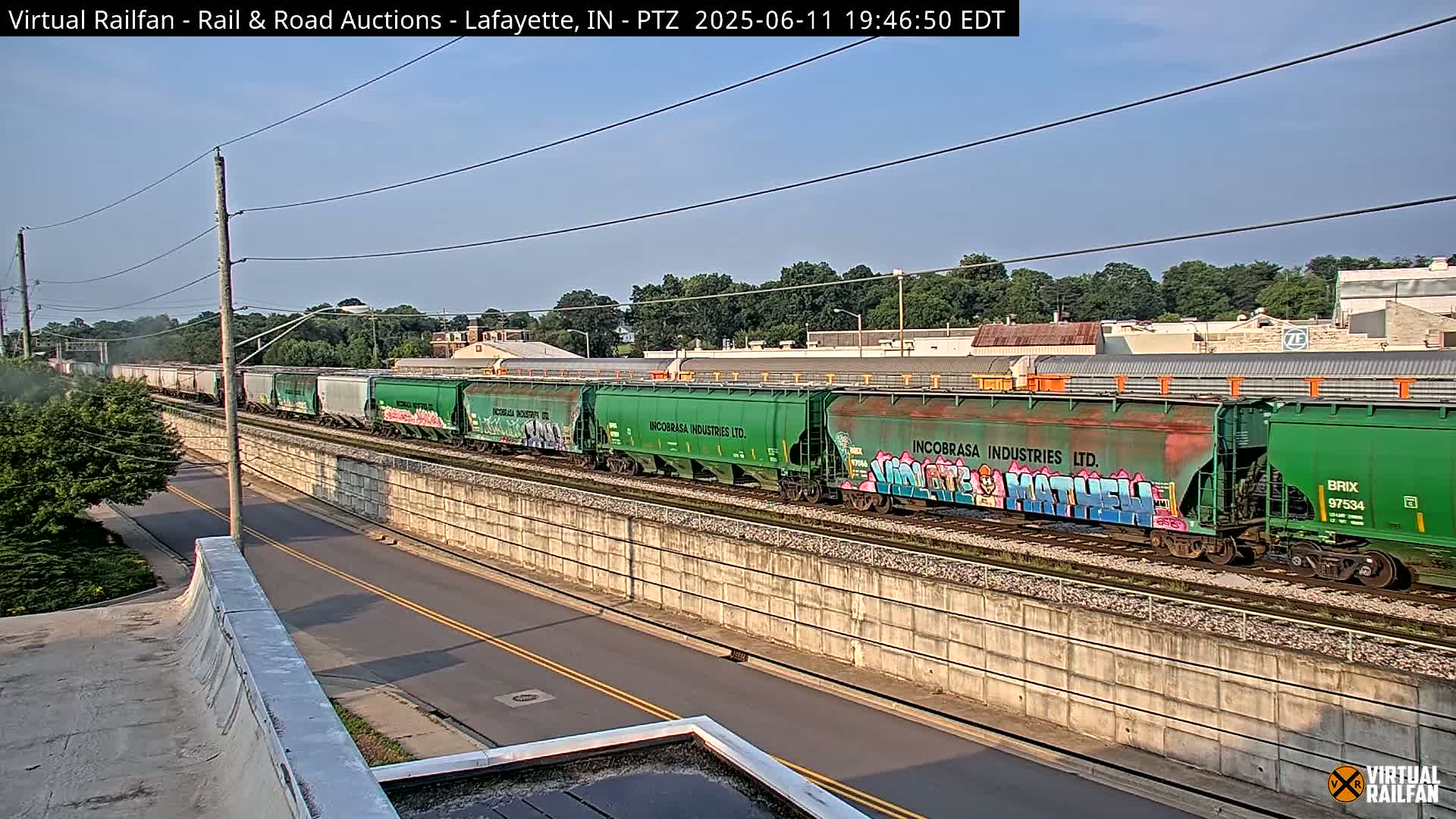 Lafayette City & Lafayette Rail & Road Auctions Live Cam - Lafayette, Tippecanoe, Indiana, USA