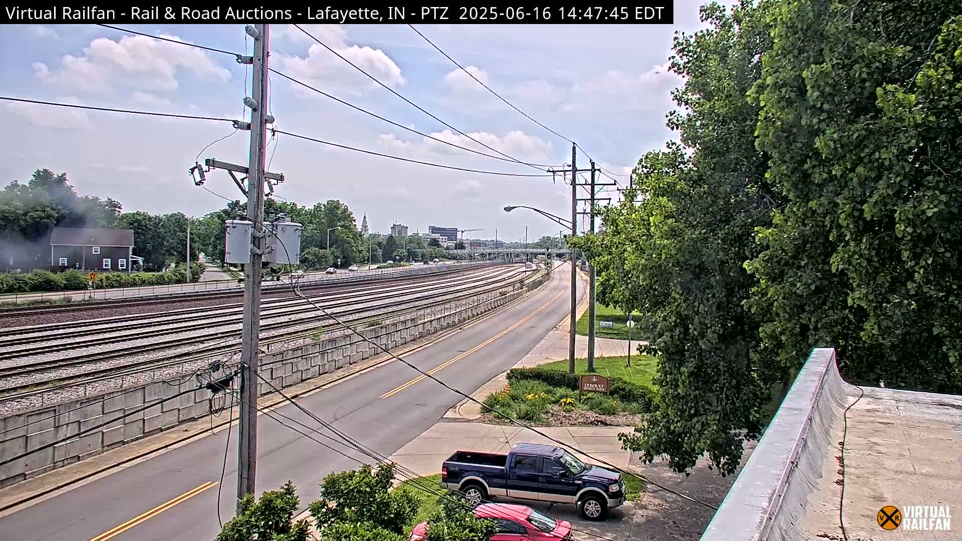 Lafayette City & Lafayette Rail & Road Auctions Live Cam - Lafayette, Tippecanoe, Indiana, USA