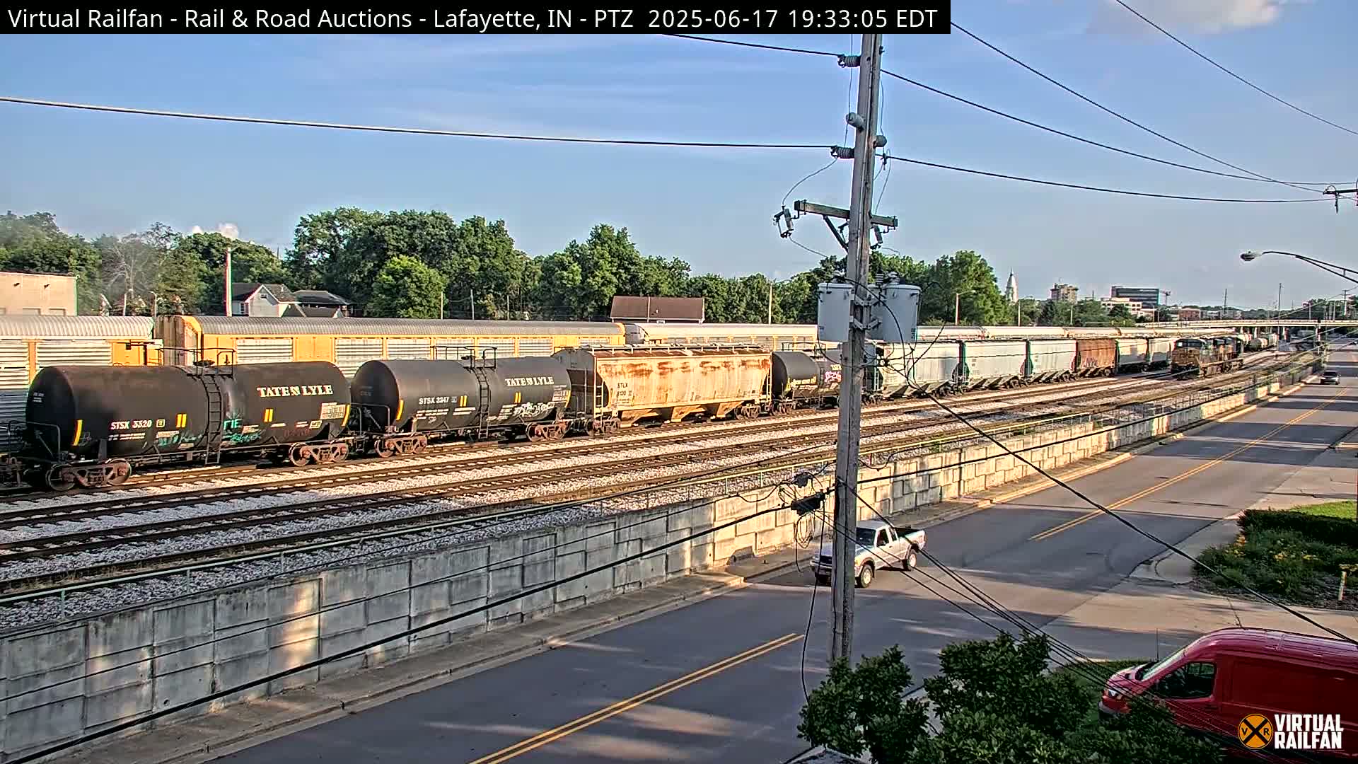 Lafayette City & Lafayette Rail & Road Auctions Live Cam - Lafayette, Tippecanoe, Indiana, USA