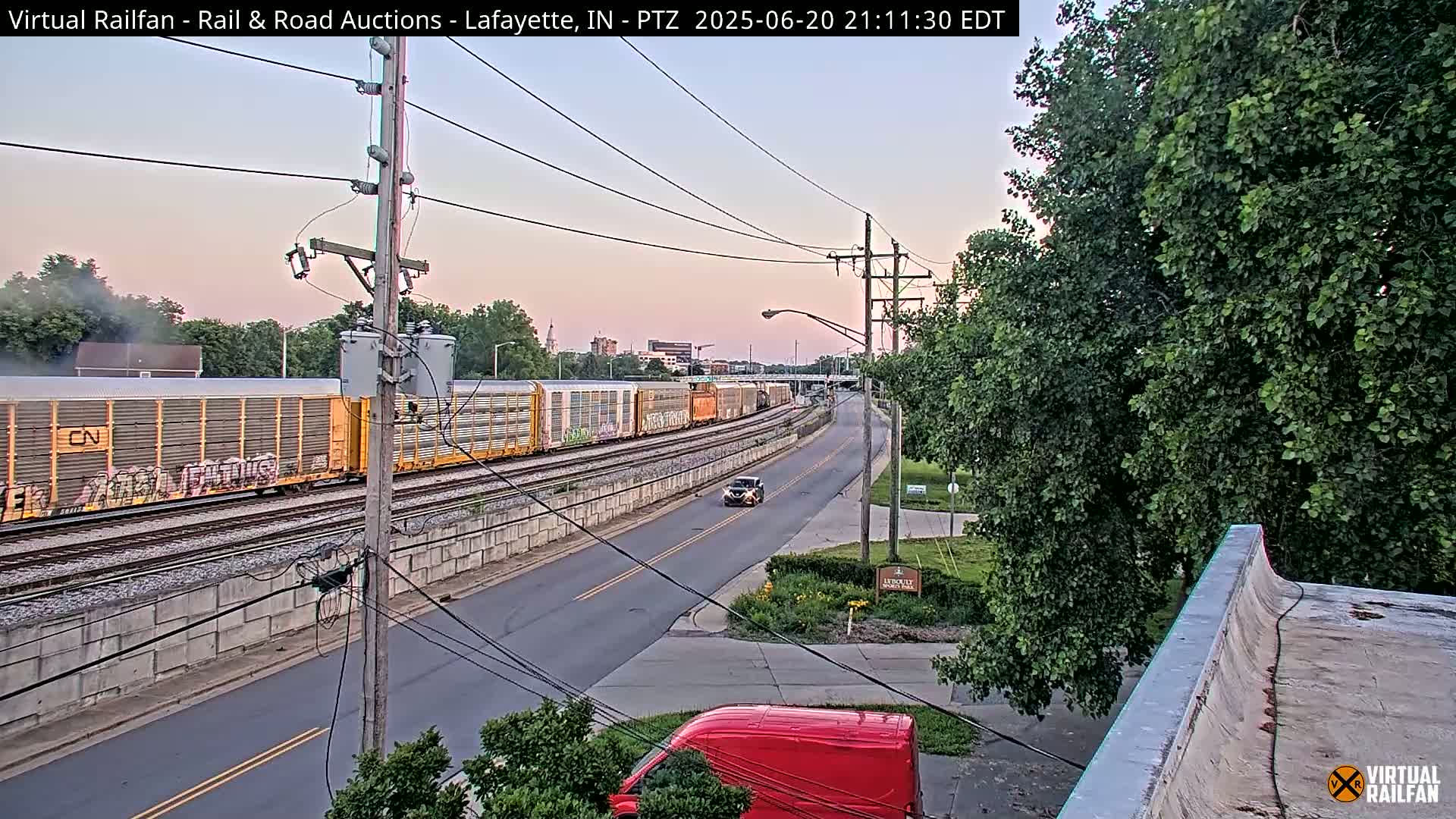 Lafayette City & Lafayette Rail & Road Auctions Live Cam - Lafayette, Tippecanoe, Indiana, USA