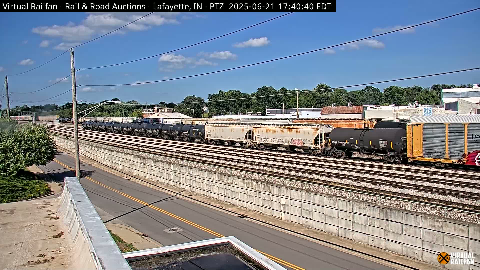 Lafayette City & Lafayette Rail & Road Auctions Live Cam - Lafayette, Tippecanoe, Indiana, USA
