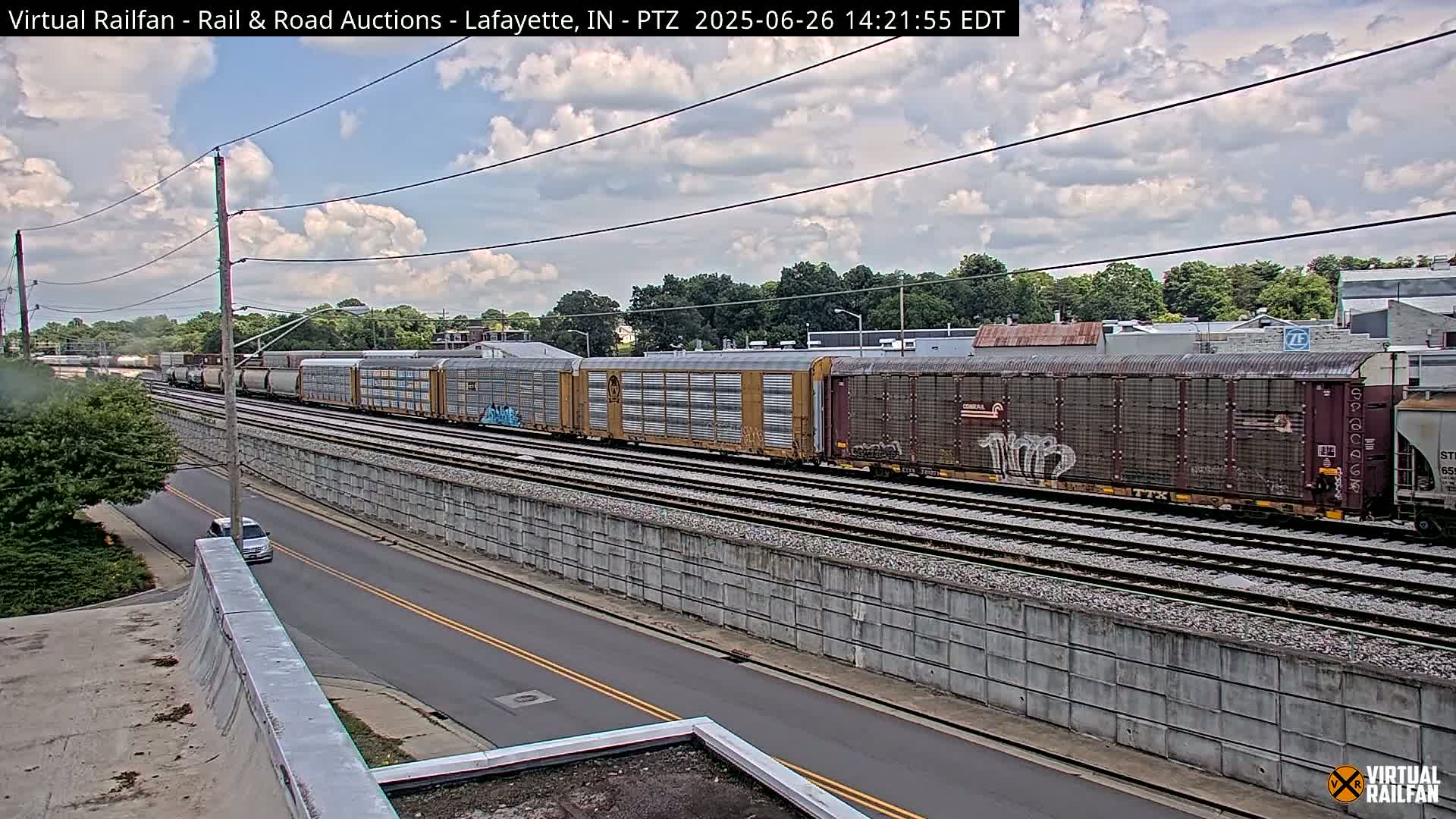 Lafayette City & Lafayette Rail & Road Auctions Live Cam - Lafayette, Tippecanoe, Indiana, USA