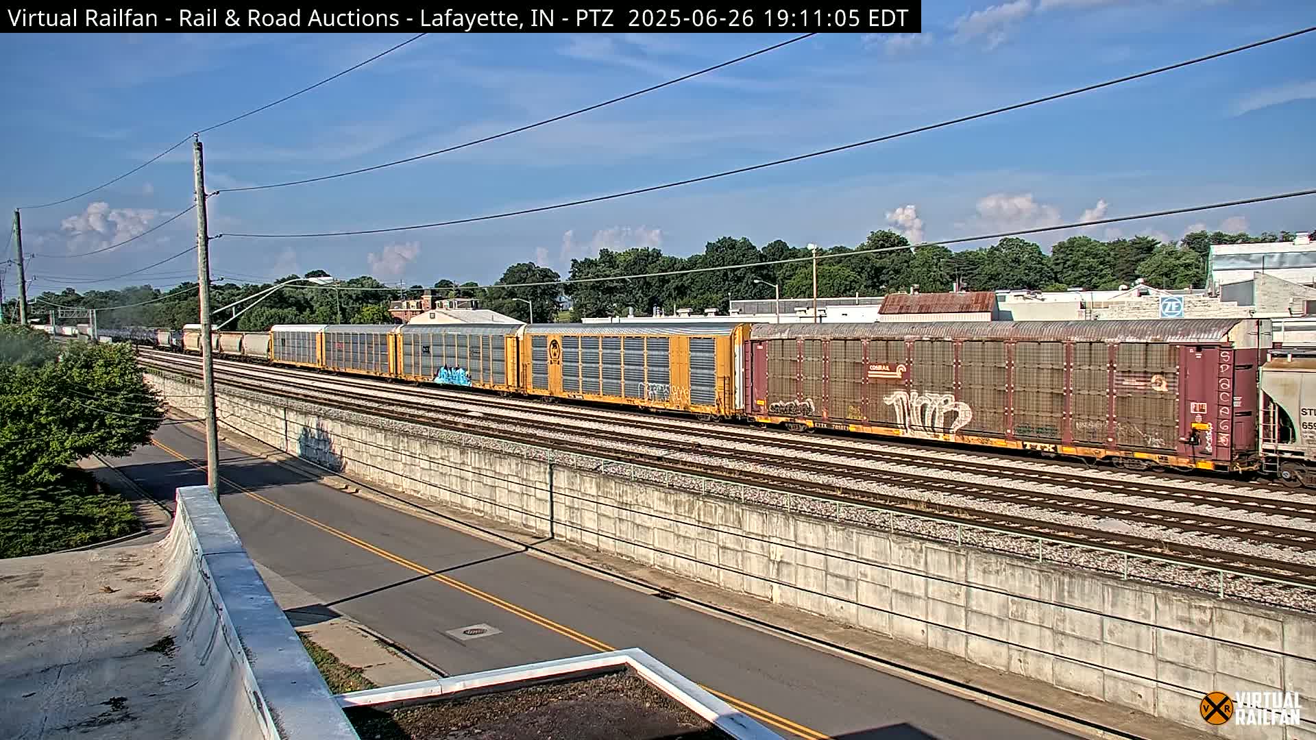 Lafayette City & Lafayette Rail & Road Auctions Live Cam - Lafayette, Tippecanoe, Indiana, USA