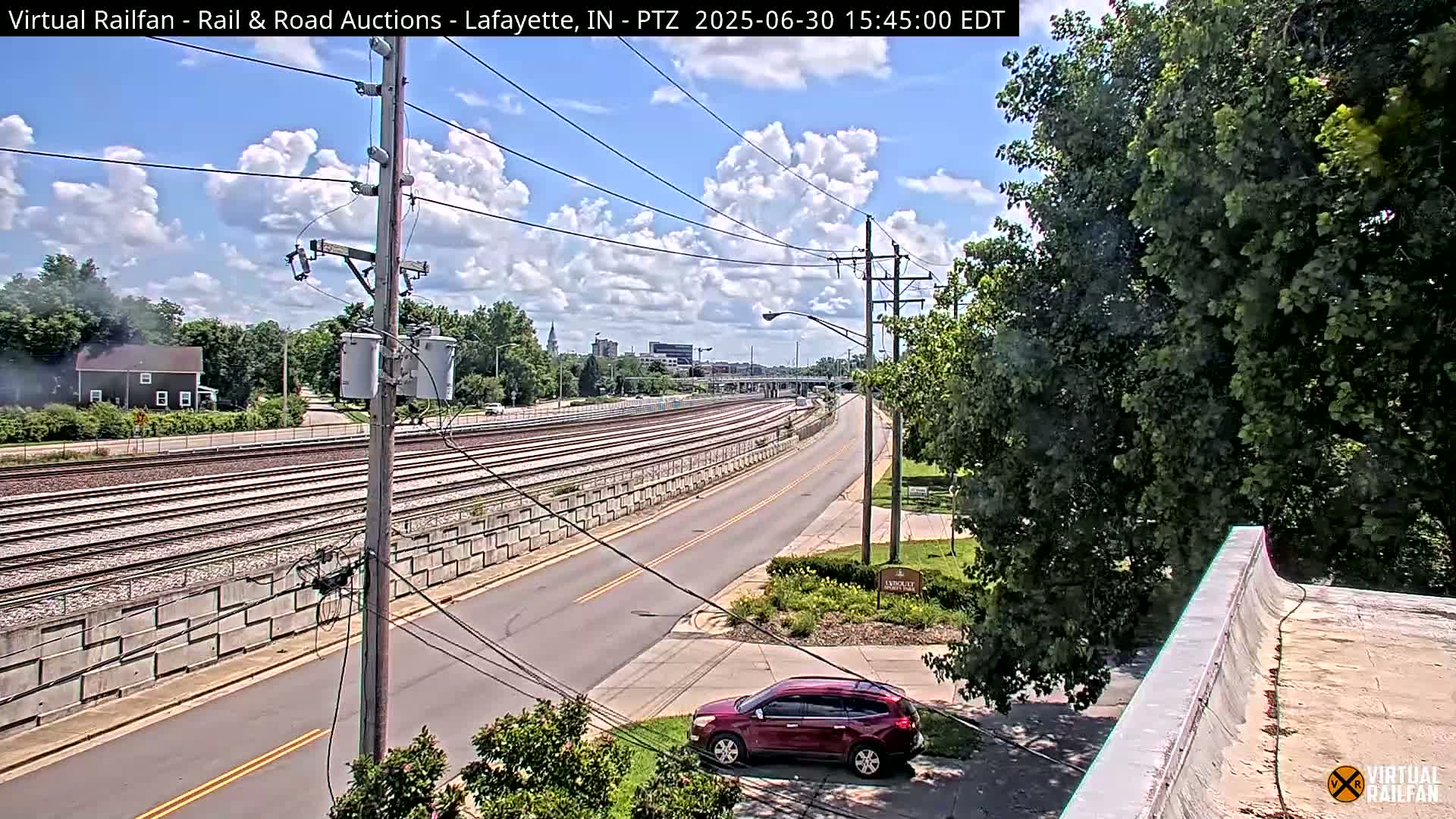 Lafayette City & Lafayette Rail & Road Auctions Live Cam - Lafayette, Tippecanoe, Indiana, USA