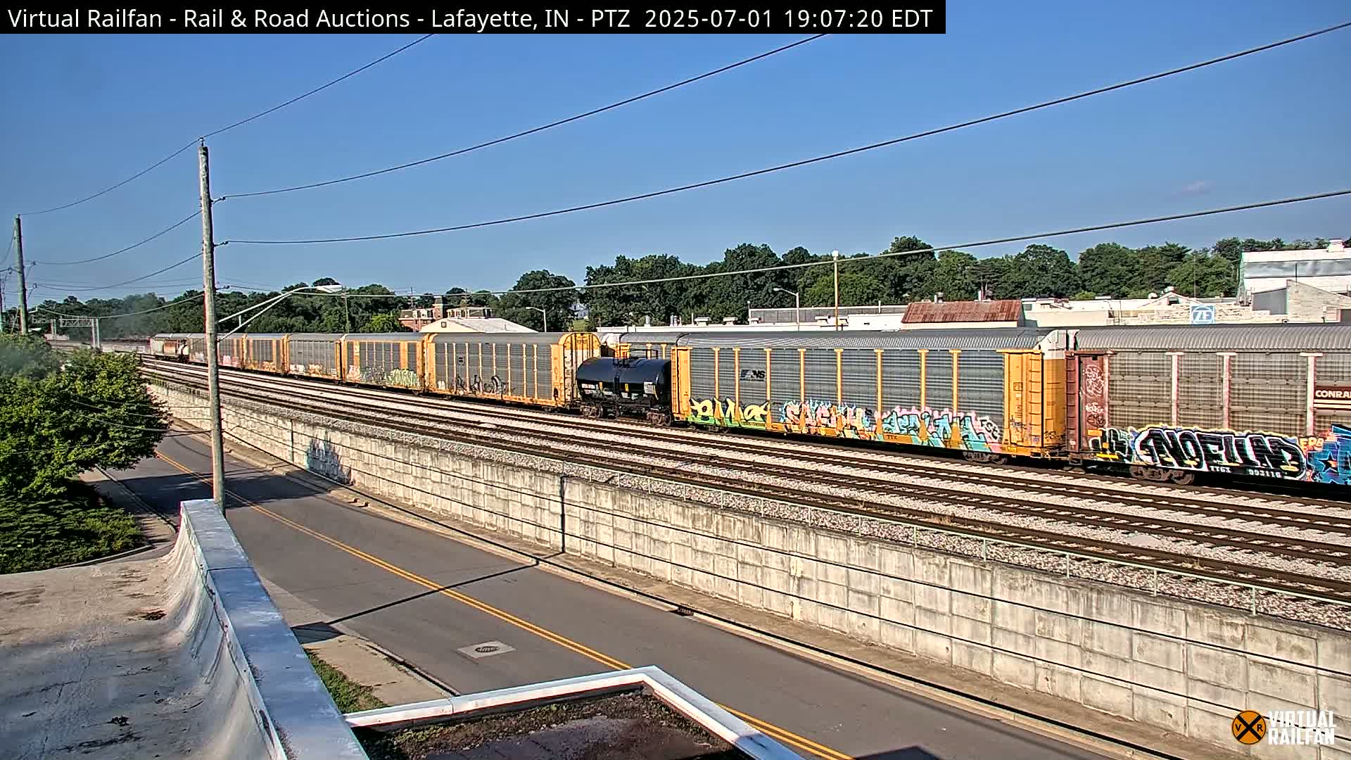 Lafayette City & Lafayette Rail & Road Auctions Live Cam - Lafayette, Tippecanoe, Indiana, USA