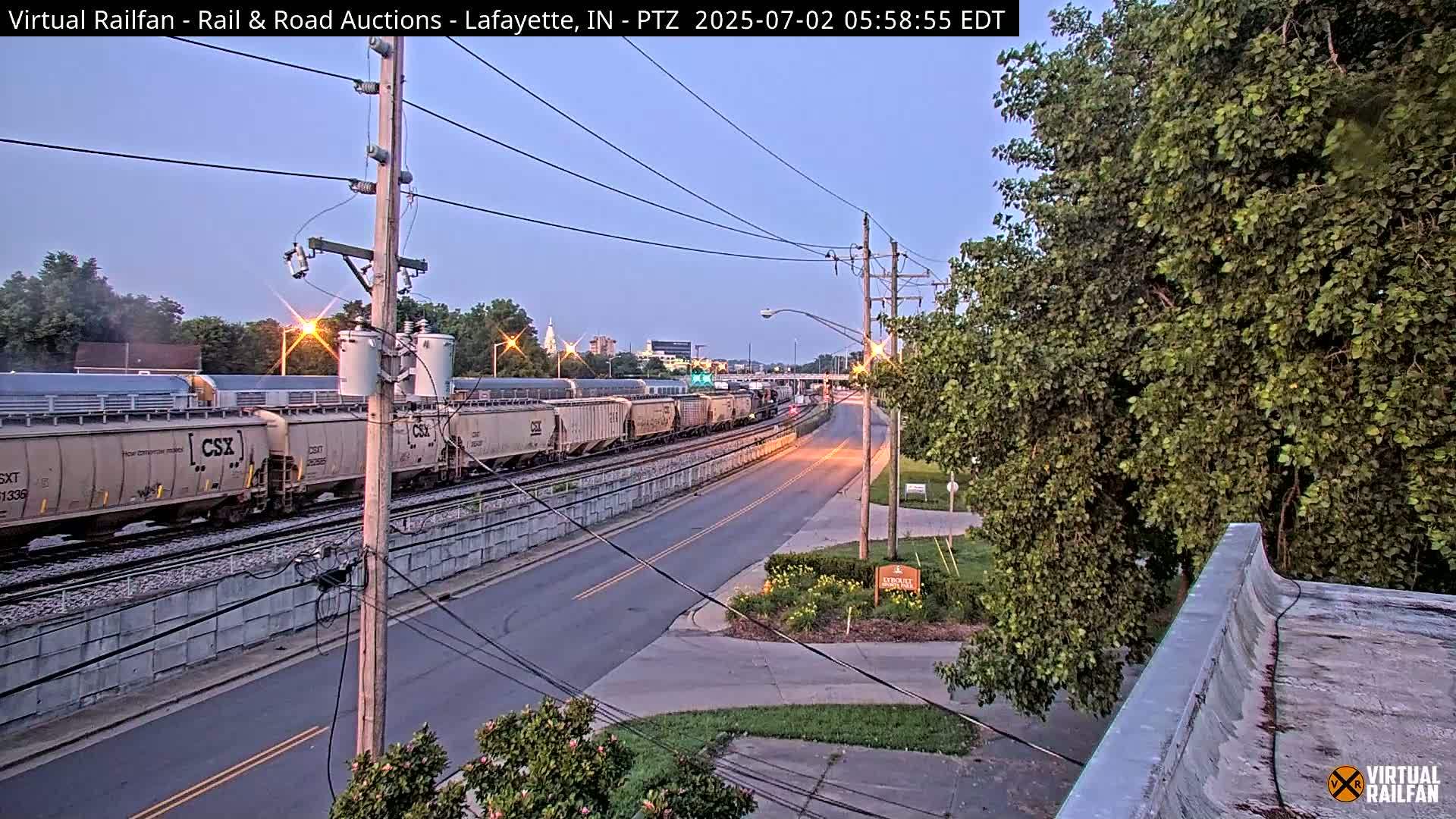 Lafayette City & Lafayette Rail & Road Auctions Live Cam - Lafayette, Tippecanoe, Indiana, USA